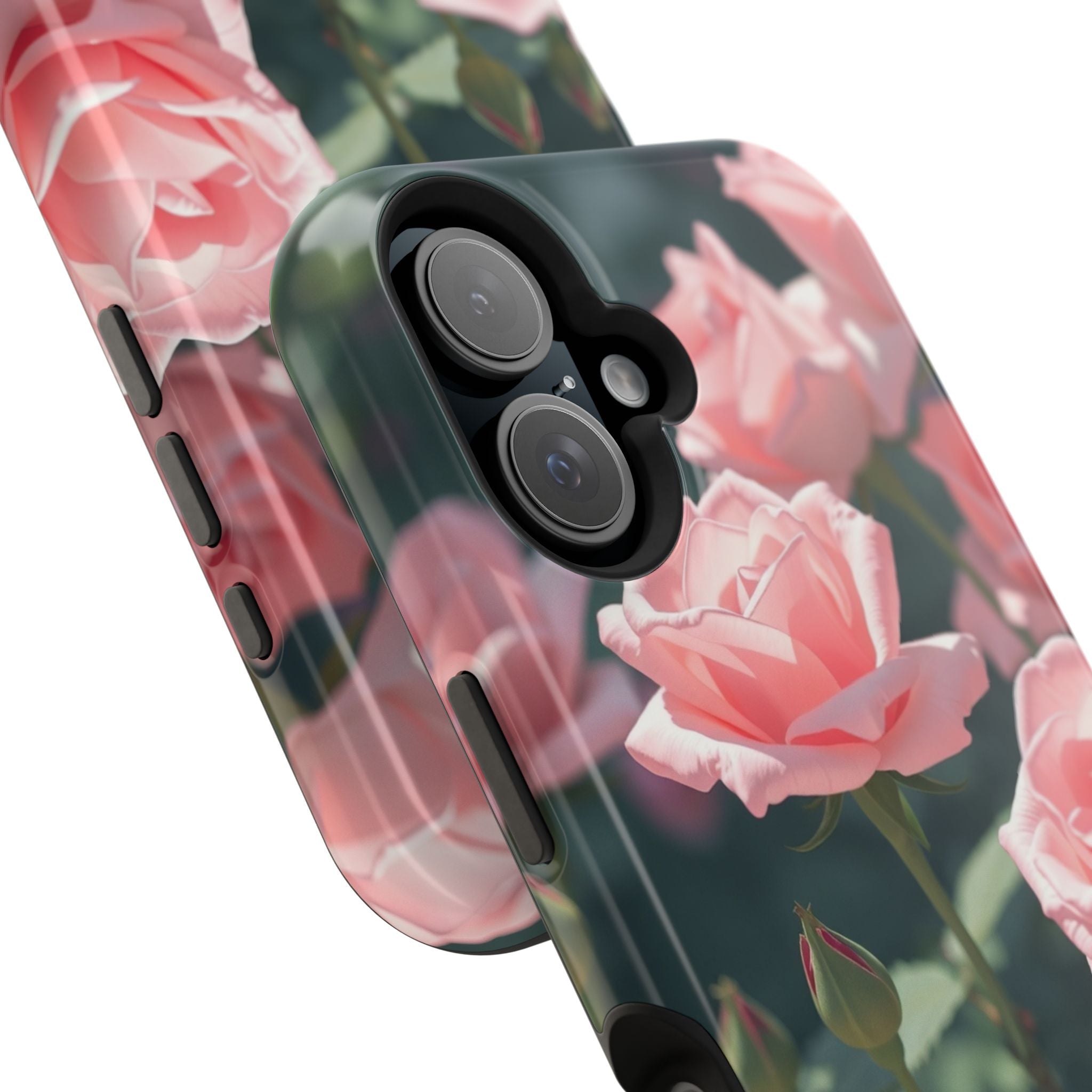 iPhone Mint And Blush Rose Garden Bold Modern Everyday Snap Case · iPhone Case