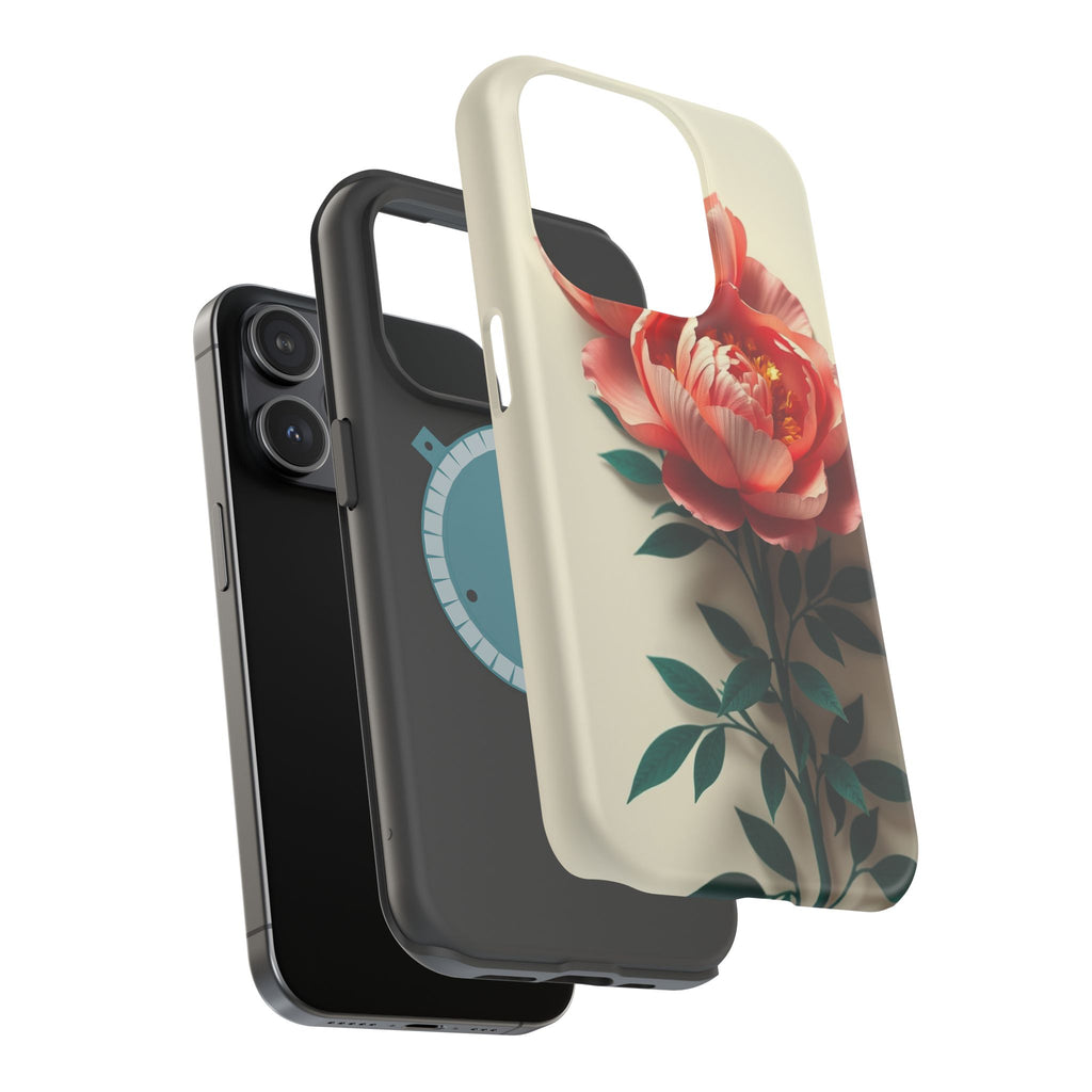 iPhone Emerald Green And Gold Peony Bouquet Slim iPhone Everyday · iPhone Case