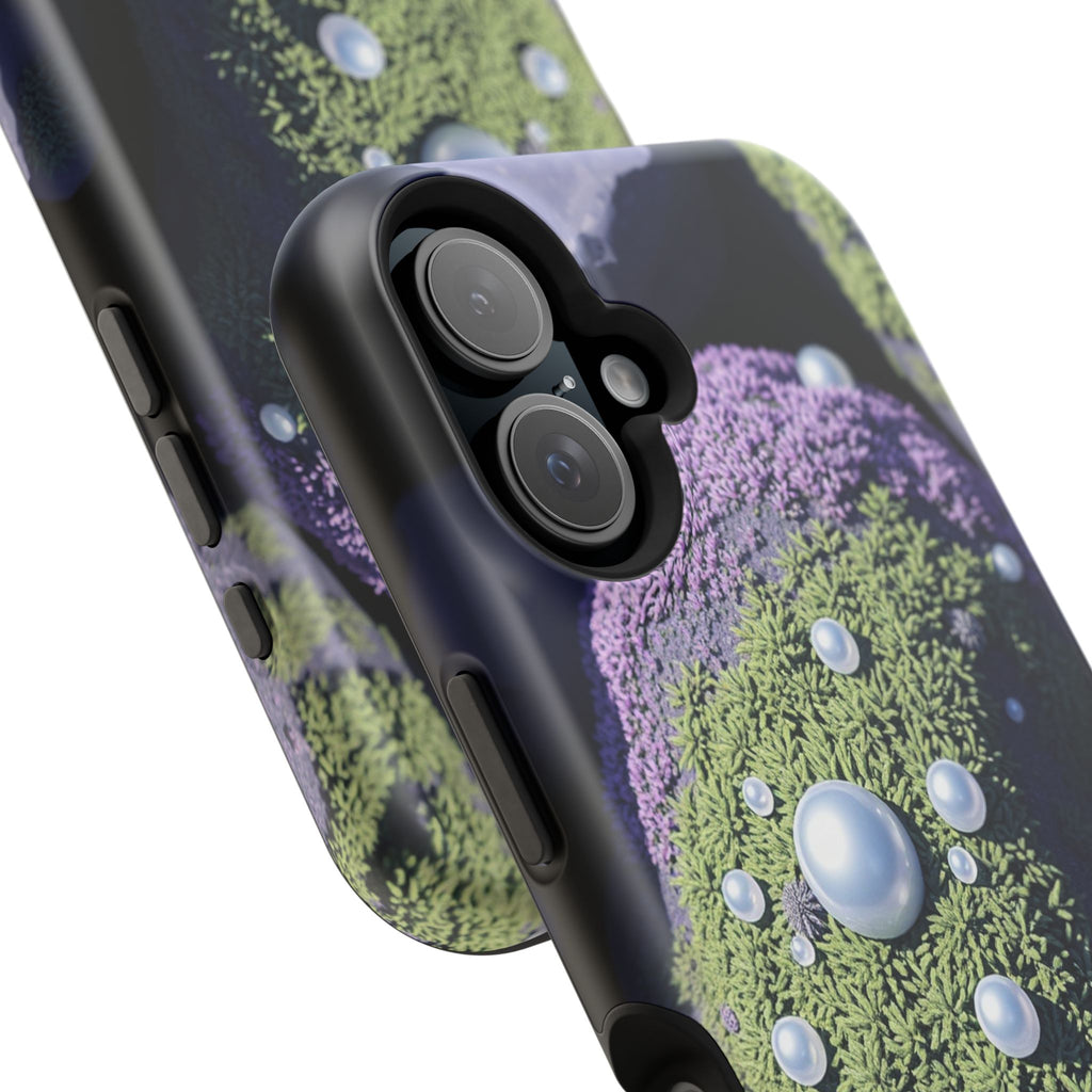 iPhone Moss Covered Rocks Electric Art Slim Everyday Designer Case · iPhone Case