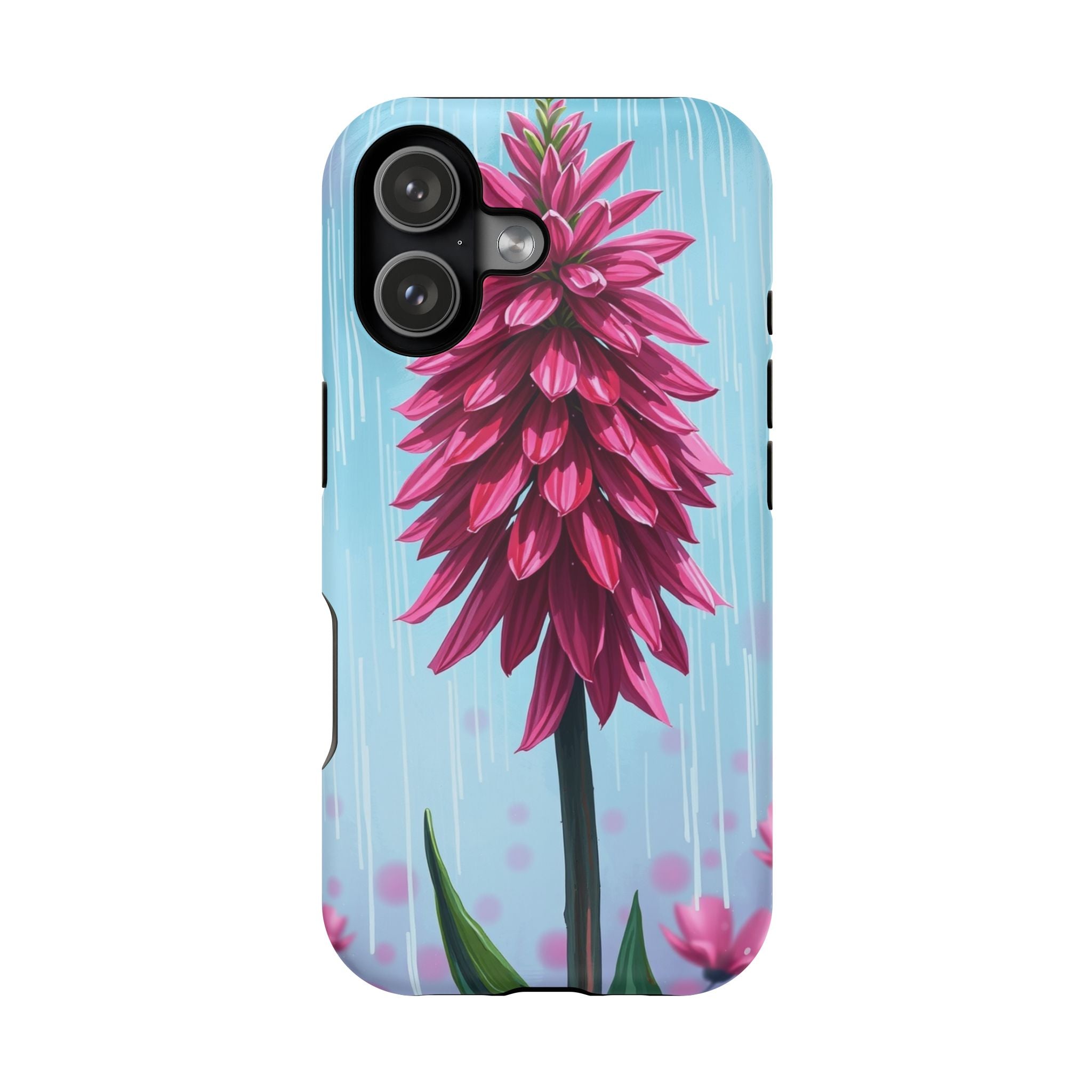 iPhone Cyan And Magenta Spring Shower Bloom Slim iPhone Everyday · iPhone Case