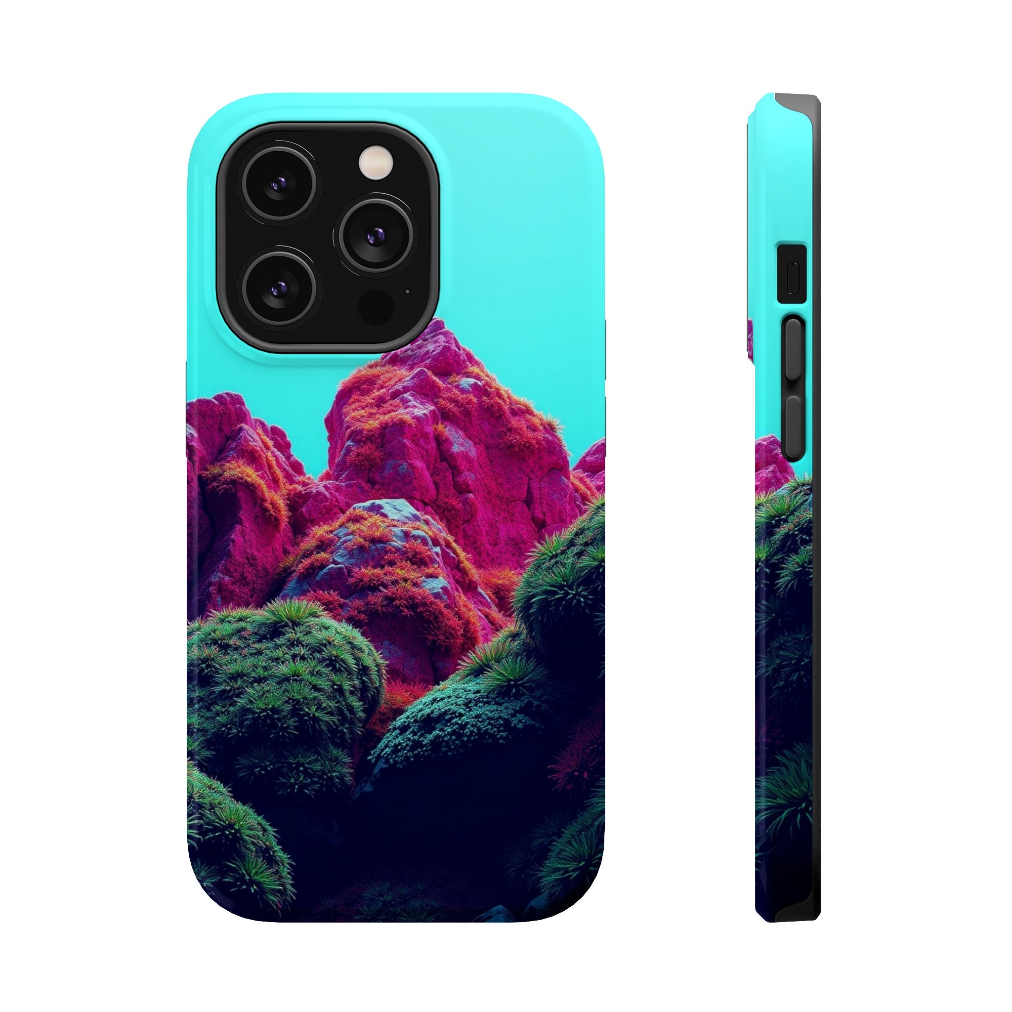 iPhone Moss Covered Rocks Paper Cut Art Slim Everyday iPhone Designer · iPhone C