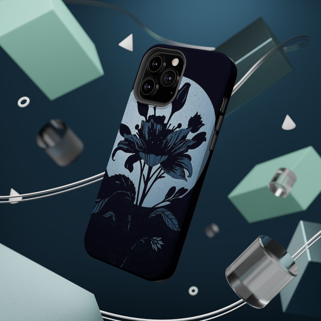 iPhone Radiant Floral Silhouette Design Slim Everyday Designer Case · iPhone Cas