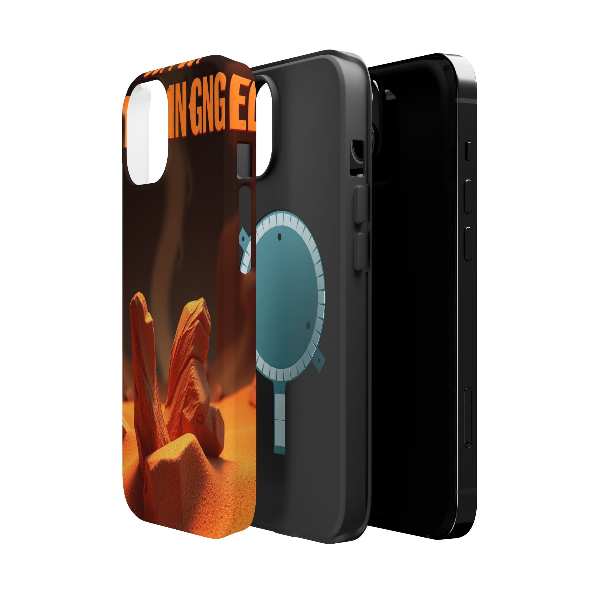 iPhone Earthy Soft but Unhinged Design Slim Everyday Designer Case · iPhone Case