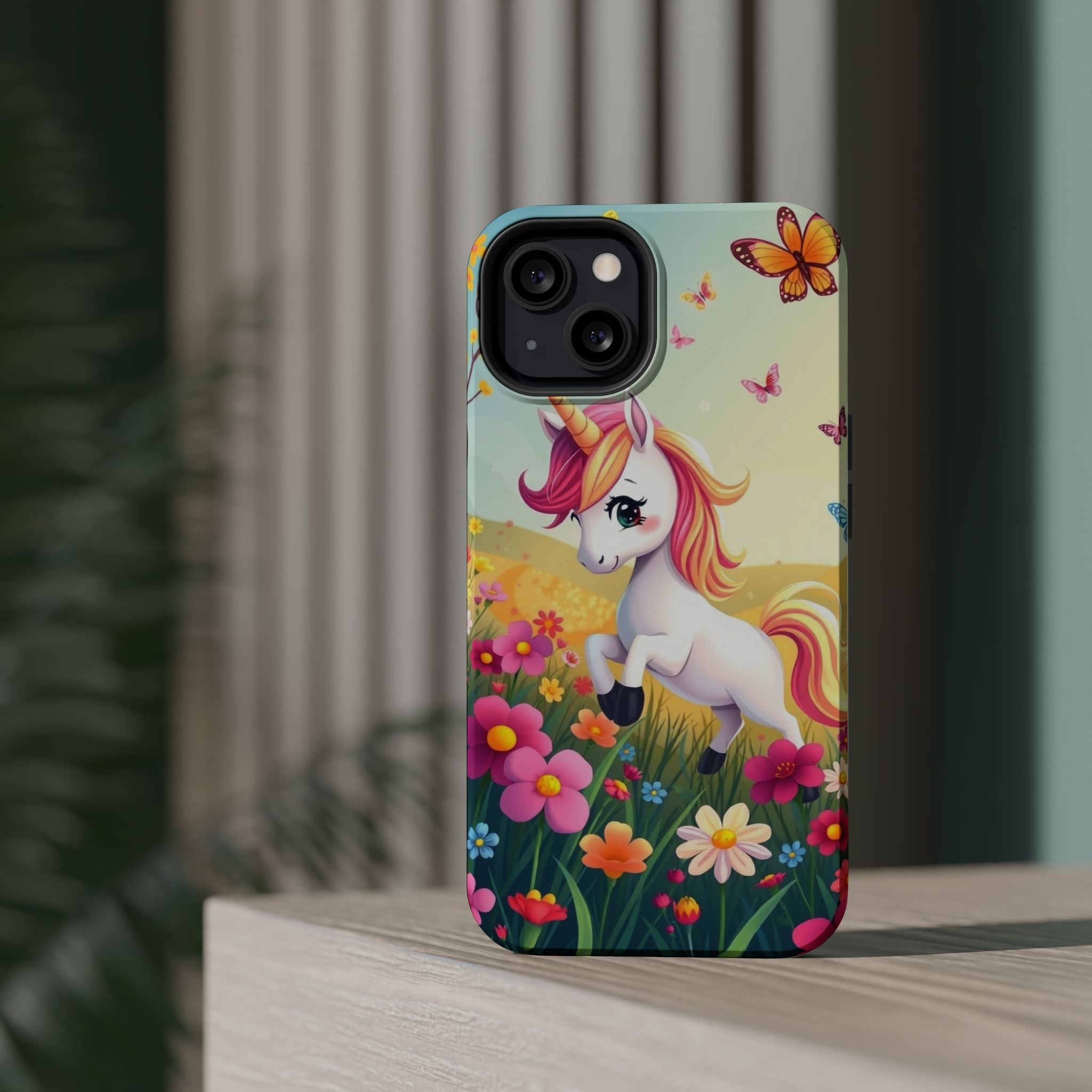 iPhone Magical Meadow Unicorn Kids Fun iPhone Phone Case Gift Slim · iPhone Case