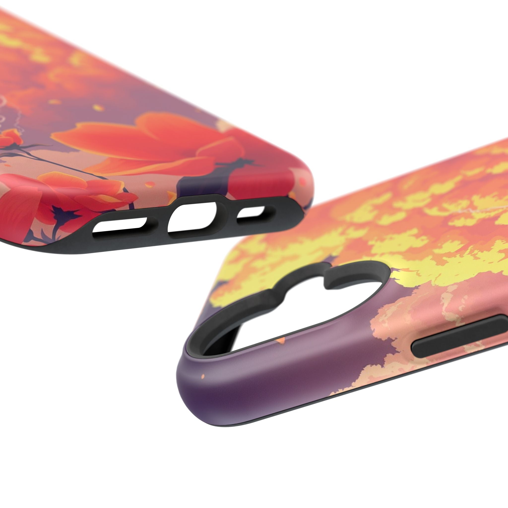 iPhone Sunset Amber And Peach Petal Storm Slim iPhone Everyday Designer · iPhone