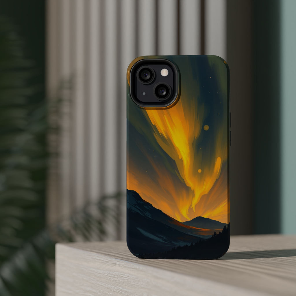iPhone Serene Northern Lights Design Slim Everyday Designer Case · iPhone Case