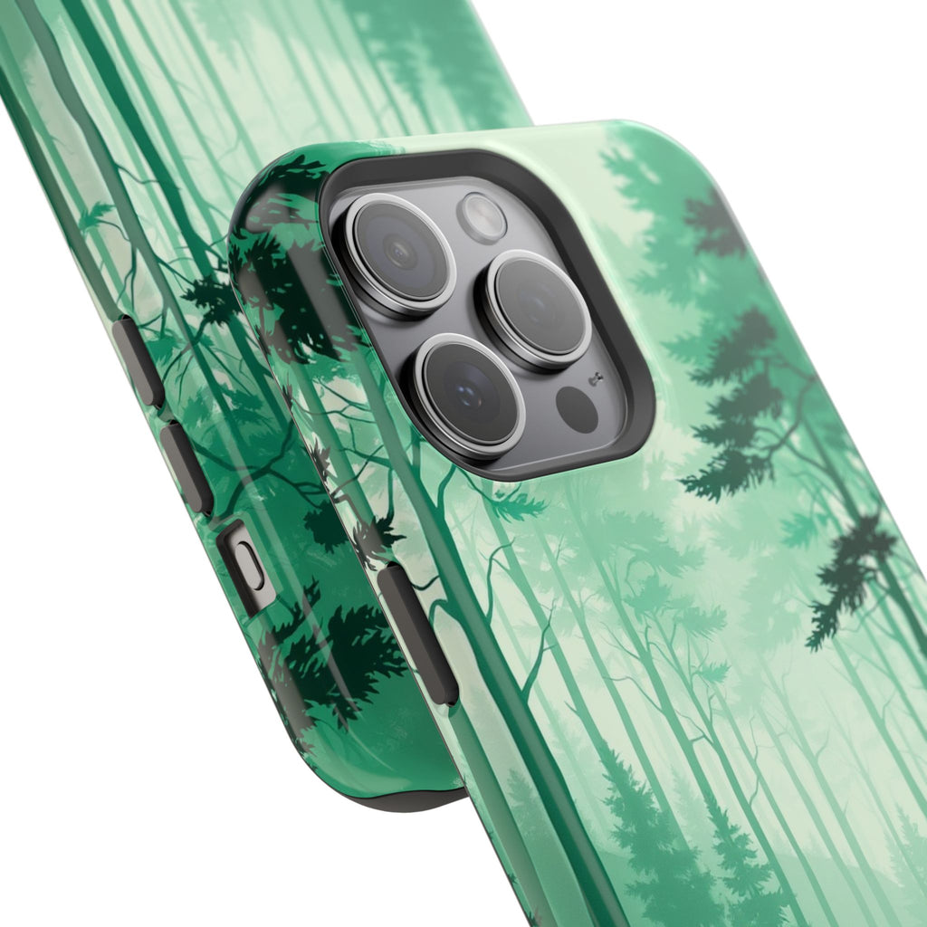 iPhone Earthy Misty Forest Path Design Slim Everyday Designer Case · iPhone Case