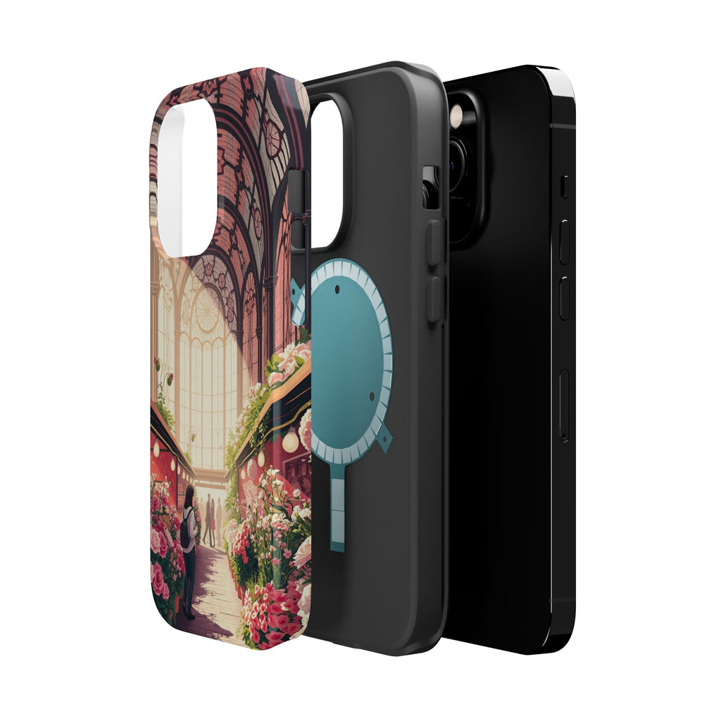 iPhone Flower Market Stained Glass Bold Modern Everyday Snap Case · iPhone Case