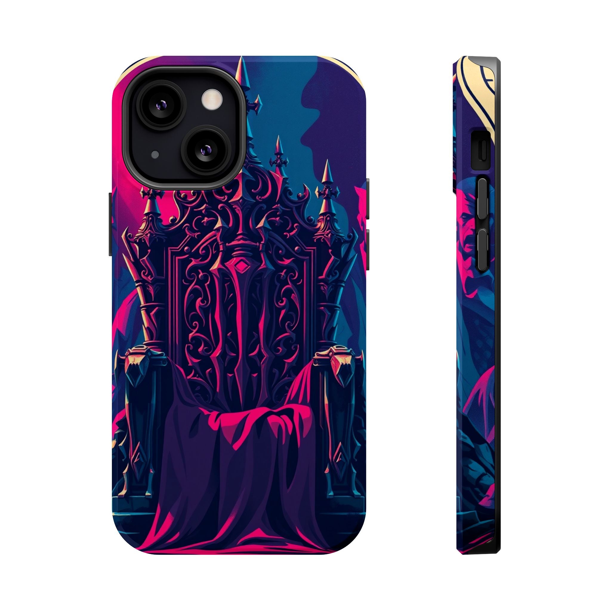 iPhone Lich King Throne Vintage Retro Poster Slim Everyday Designer Case · iPhon