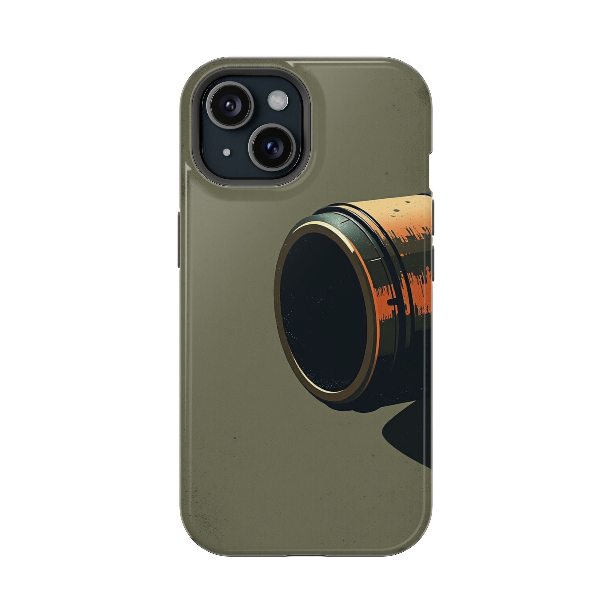 iPhone Charcoal And Copper Vintage Postcard Slim Everyday Designer Case · iPhone