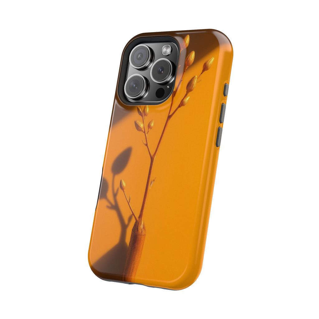 iPhone Mustard And Rust Minimalist Stem Slim Everyday iPhone Designer · iPhone C