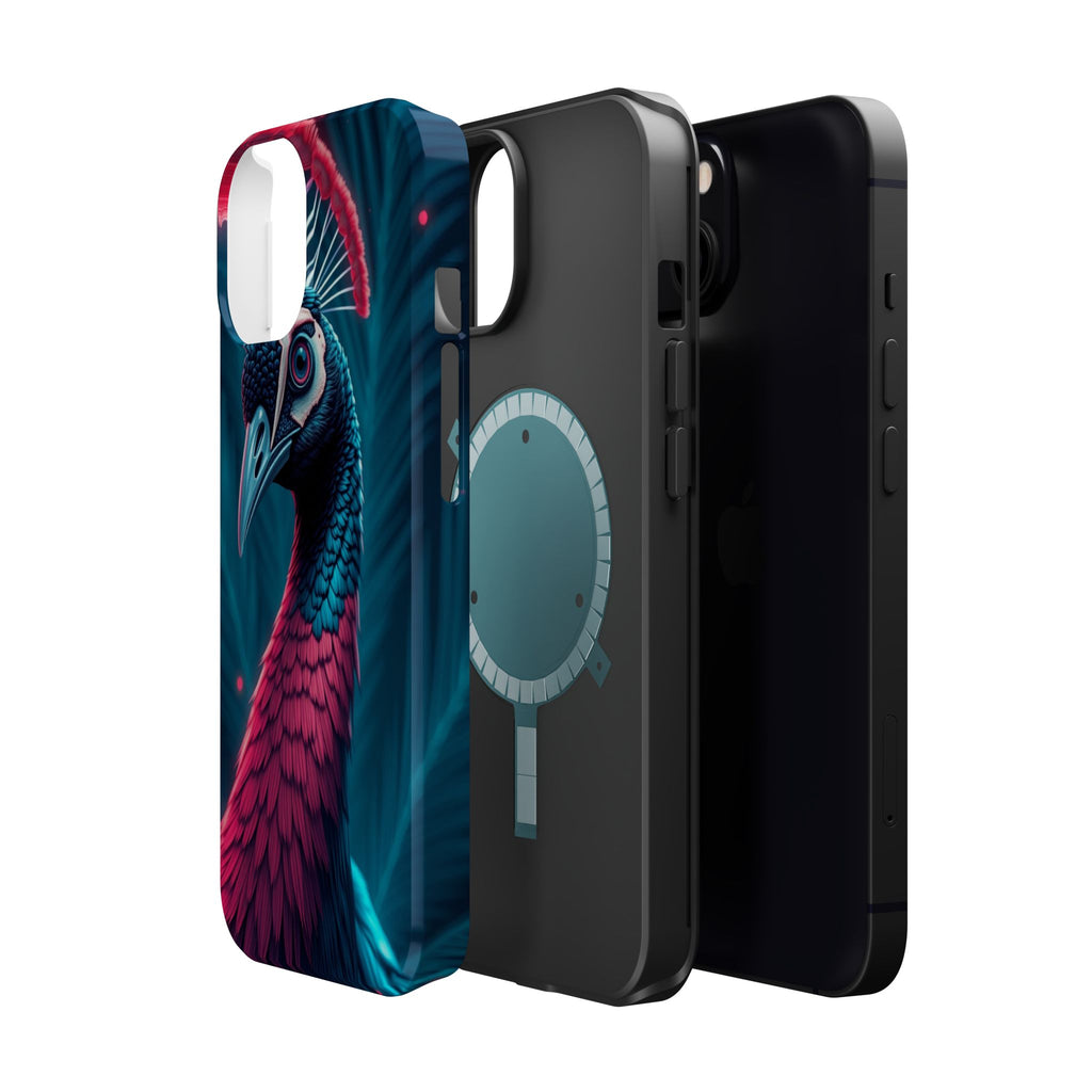 iPhone Nouveau Peacock Electric Art Slim Everyday Designer Case · iPhone Case