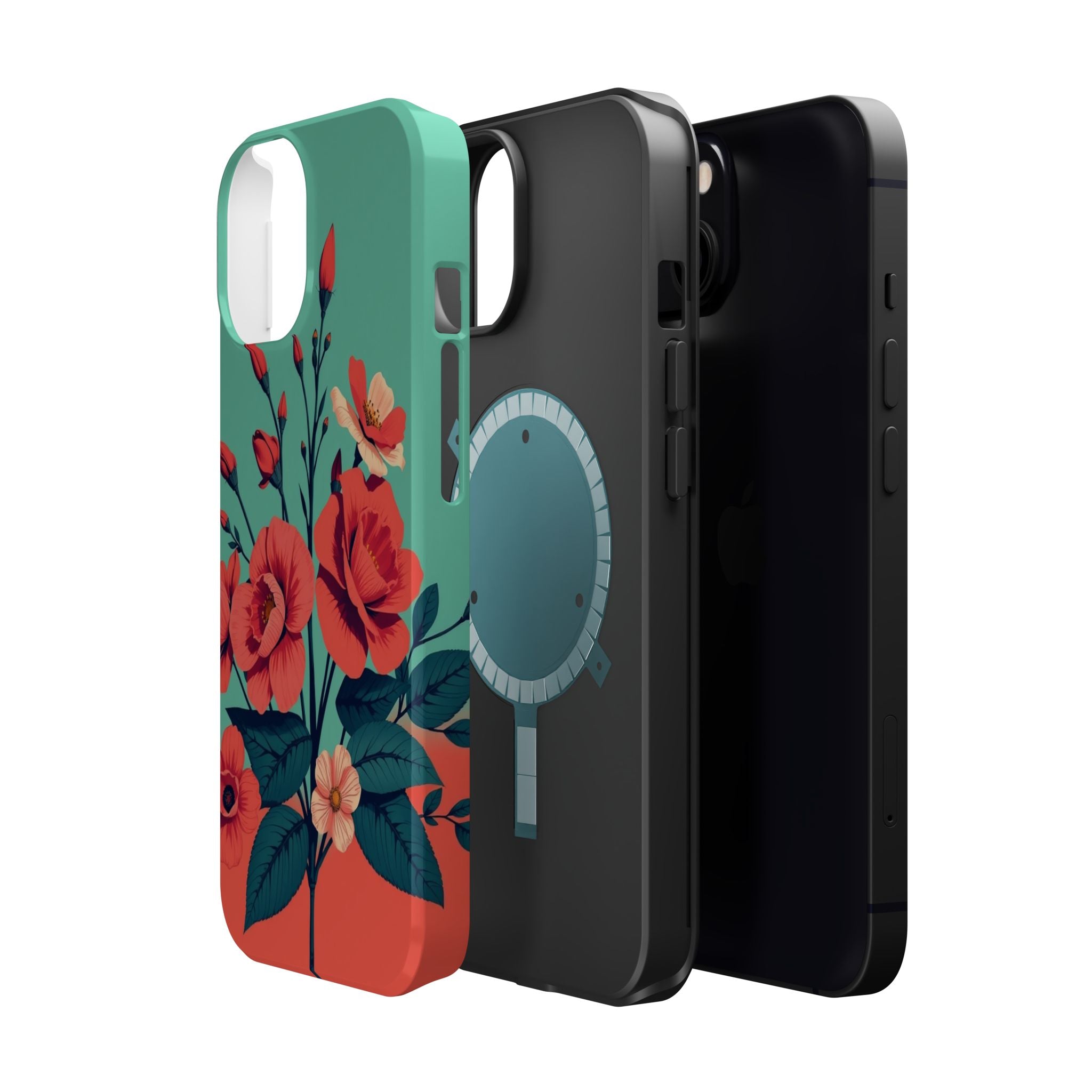 iPhone Pin-up Floral Cinematic Art Bold Modern Everyday Snap Case · iPhone Case