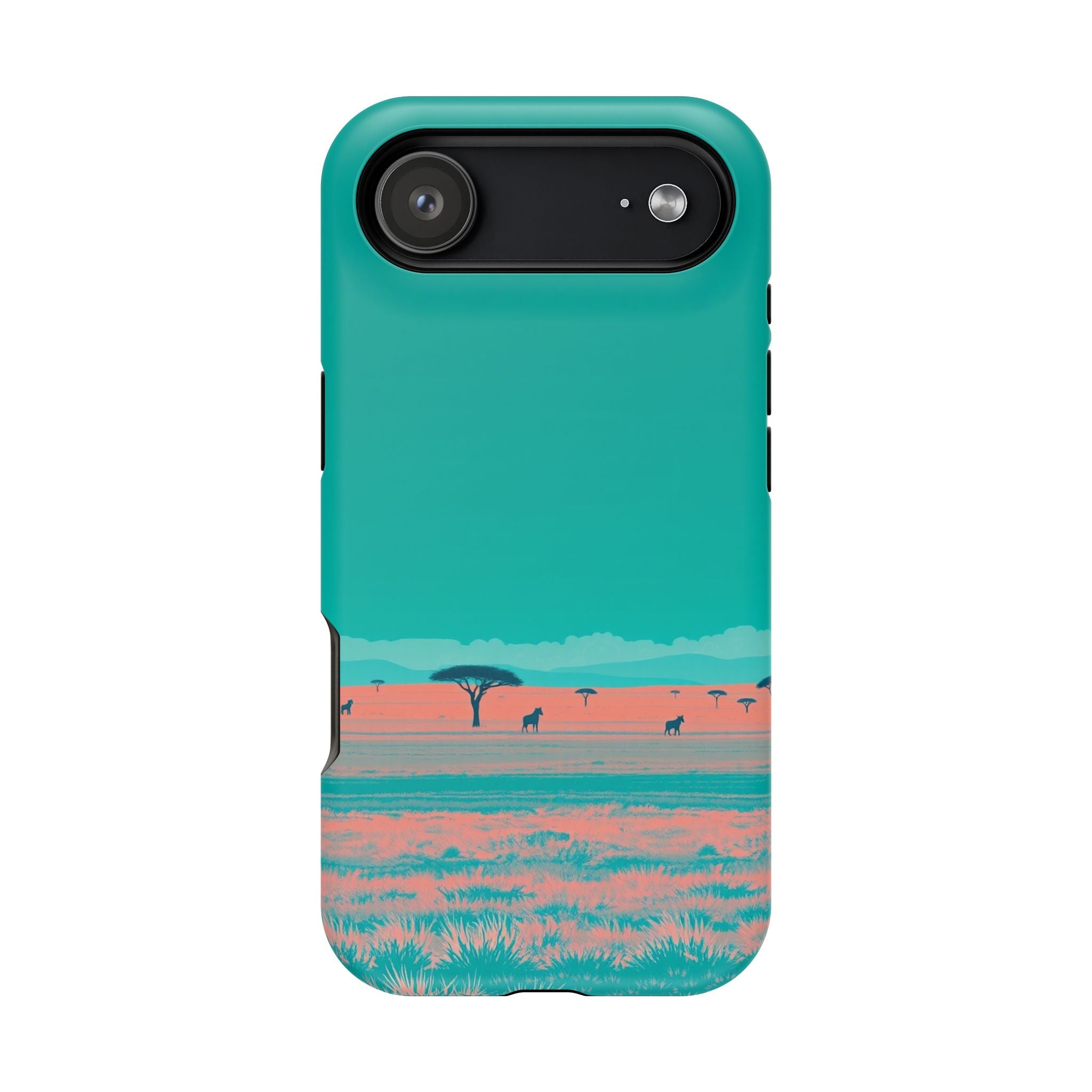 iPhone Savanna Horizon Risograph Print Slim Everyday Designer Case · iPhone Case