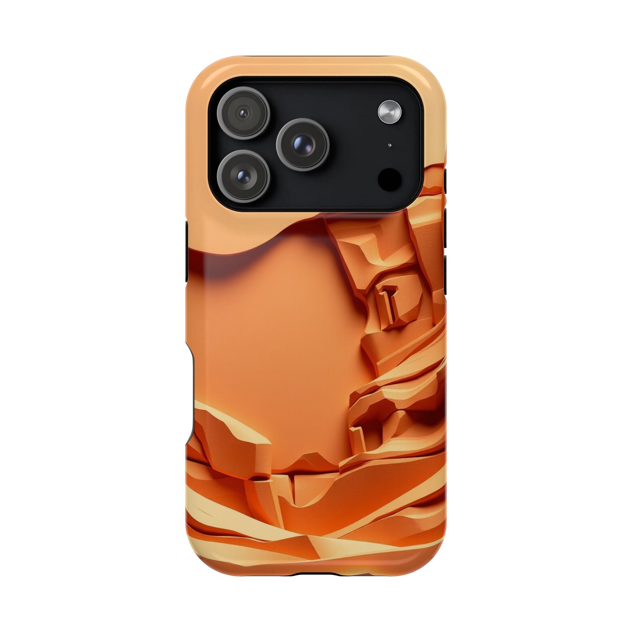 iPhone Burnt Orange And Sand Canyon Wall Slim Everyday iPhone 12 · iPhone Case