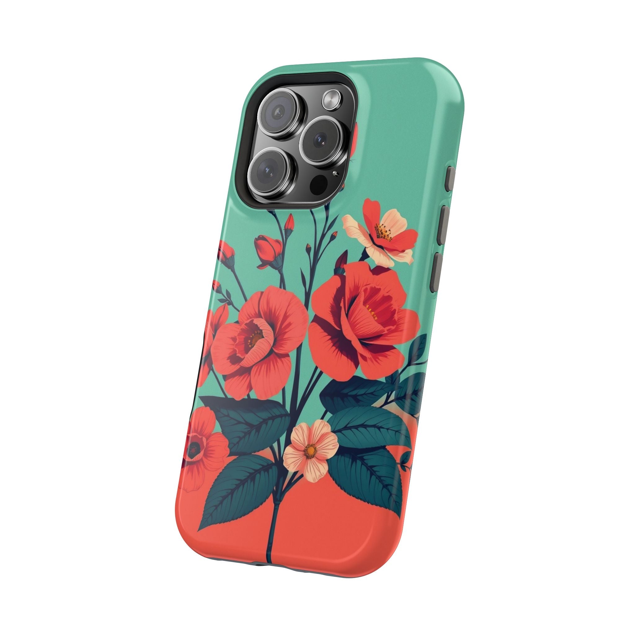 iPhone Pin-up Floral Cinematic Art Bold Modern Everyday Snap Case · iPhone Case