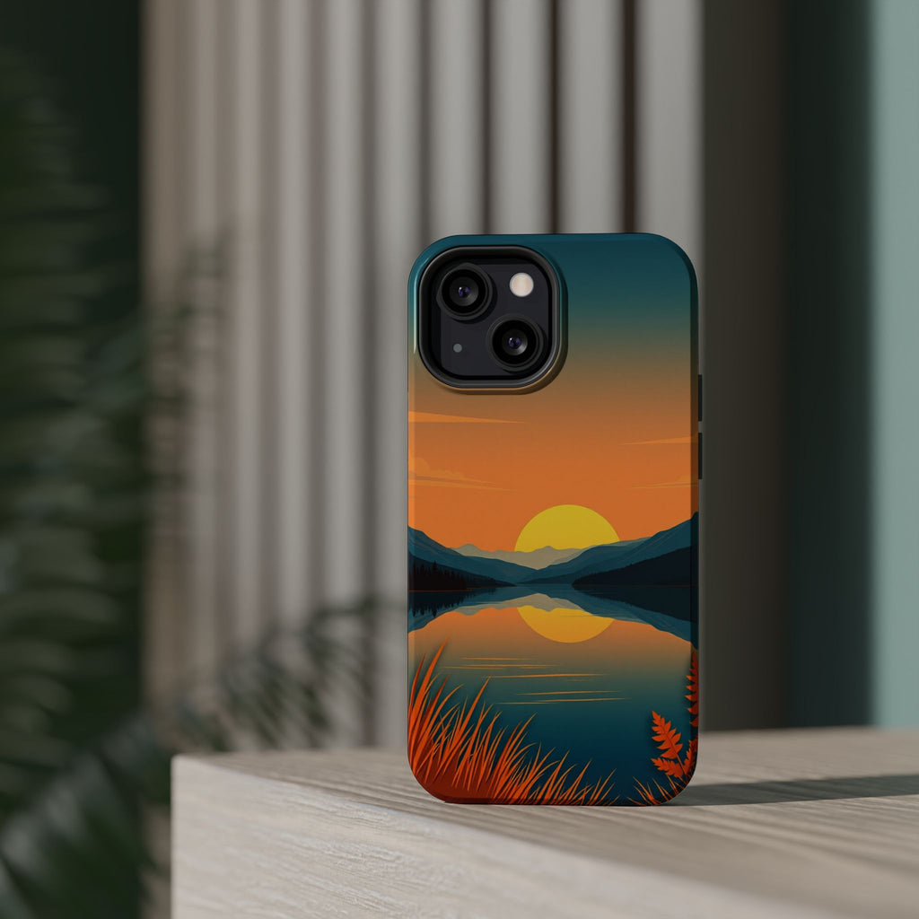 iPhone Lake at Twilight Cinematic Art Slim Everyday Designer Case · iPhone Case