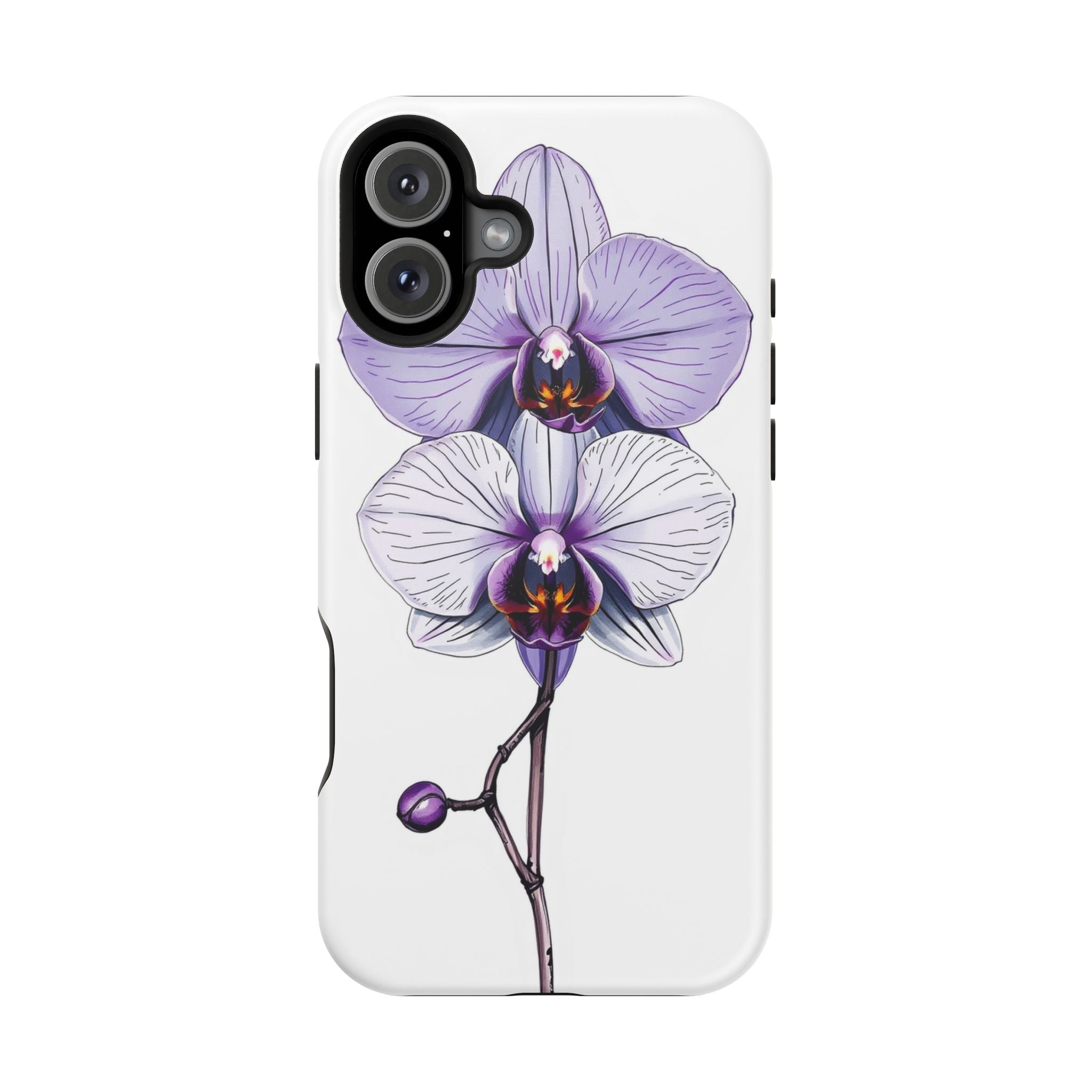 iPhone Orchid Study Hand-Drawn Sketch Slim Everyday Designer Case · iPhone Case