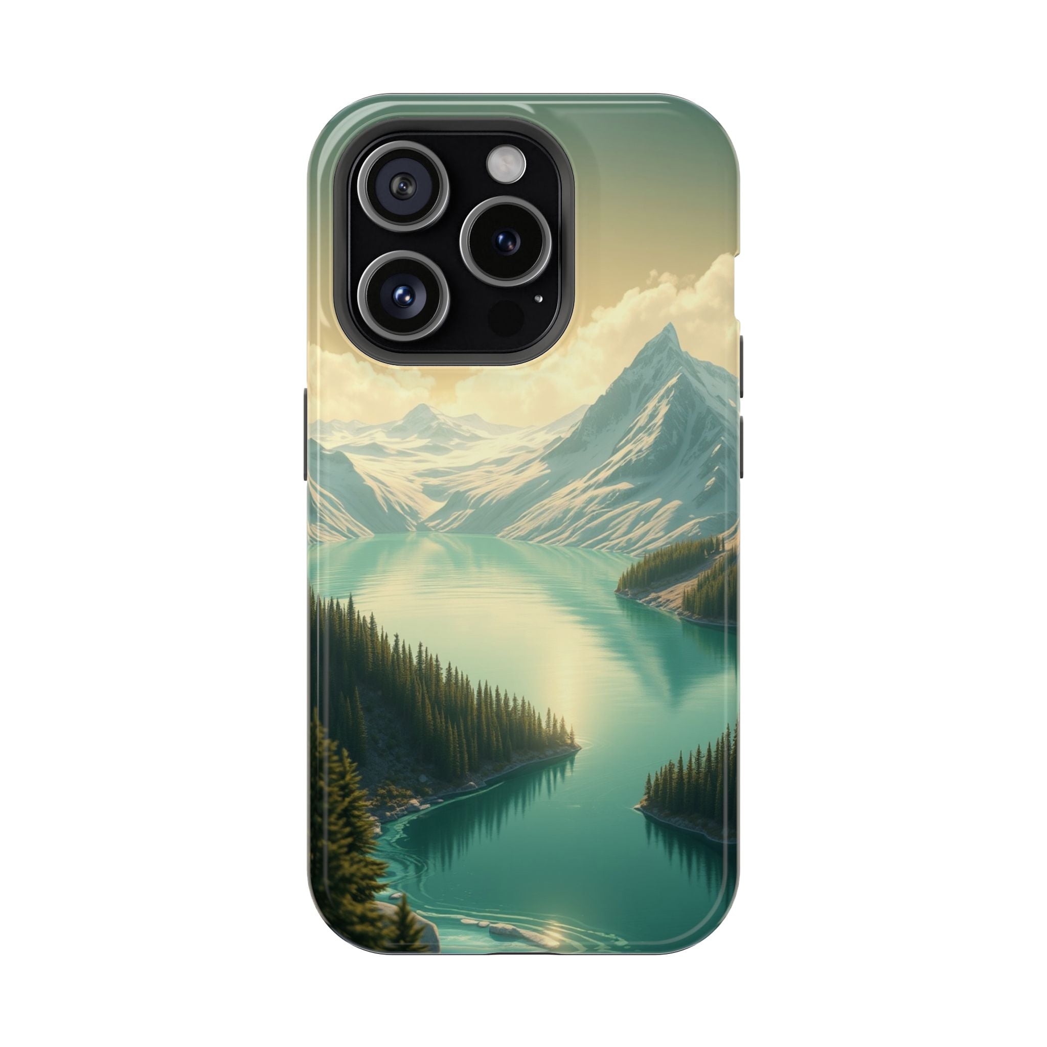 iPhone Glacier Lake Bold Art Slim Everyday Designer Case · iPhone Case