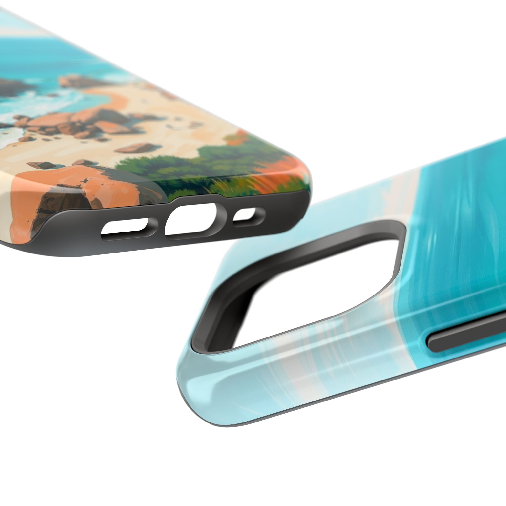iPhone Pebble Beach Cinematic Art Bold Modern Everyday Snap Case · iPhone Case