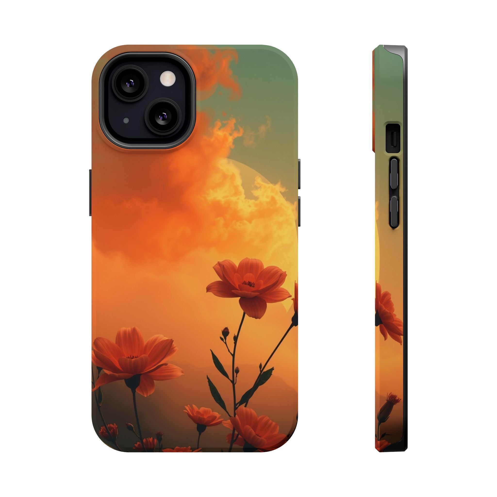 iPhone Floral Ombre Enchanted Art Bold Modern Everyday Snap Case · iPhone Case