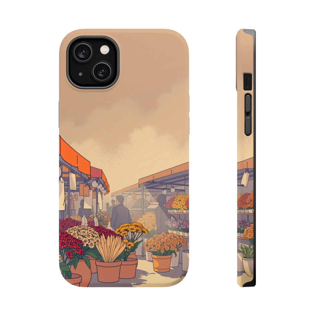 iPhone Vibrant Flower Market Design Slim Everyday Designer Case · iPhone Case
