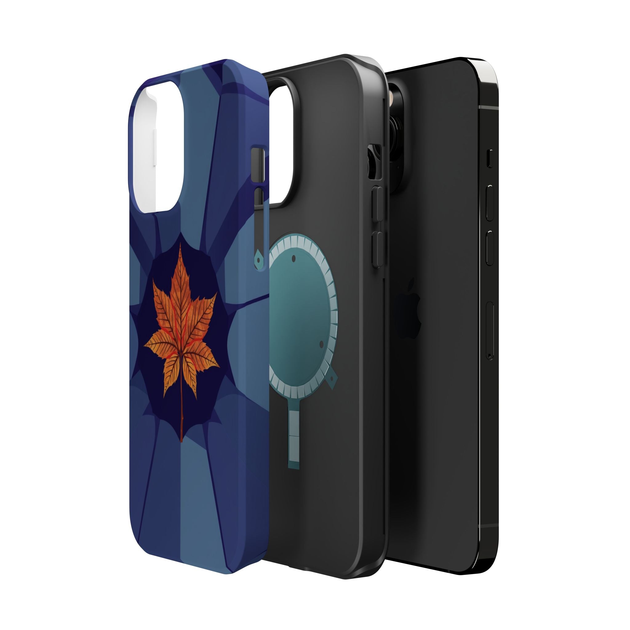iPhone Autumn Maple Abstract Geometric Slim Everyday Designer Case · iPhone Case