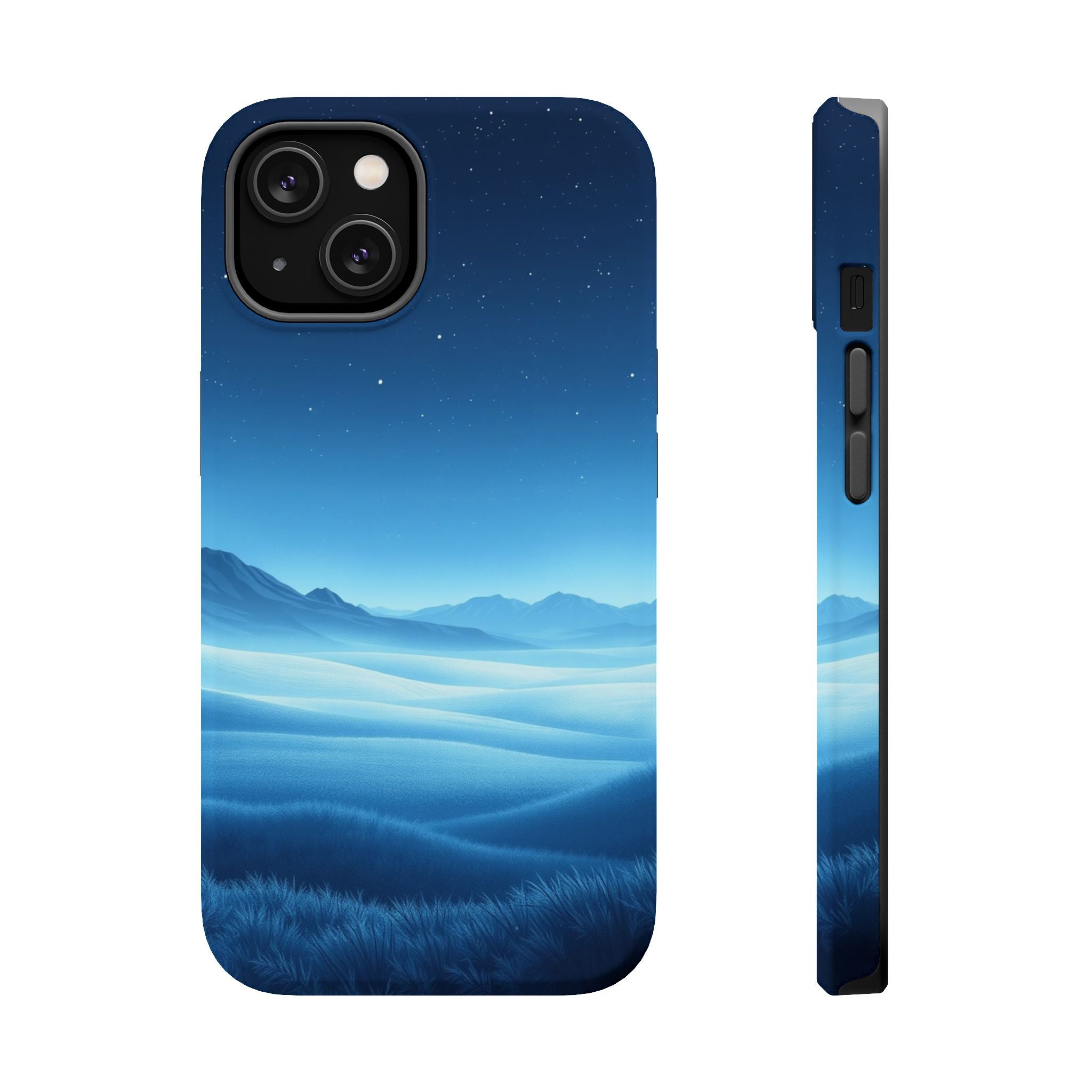 iPhone Midnight Blue And Silver Tundra Expanse Clean iPhone 17 Minimal · iPhone