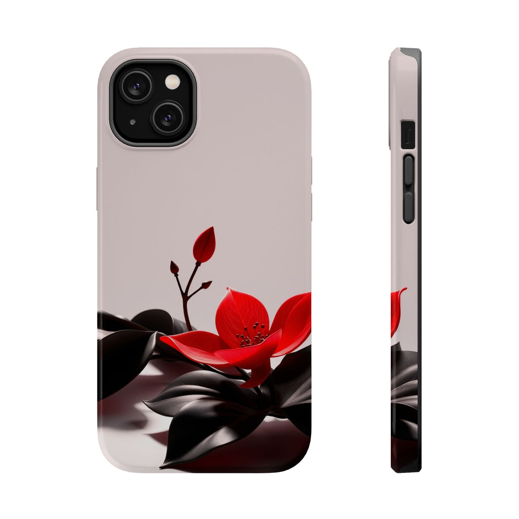iPhone Radiant Bloom and Leaf Design Slim Everyday Designer Case · iPhone Case