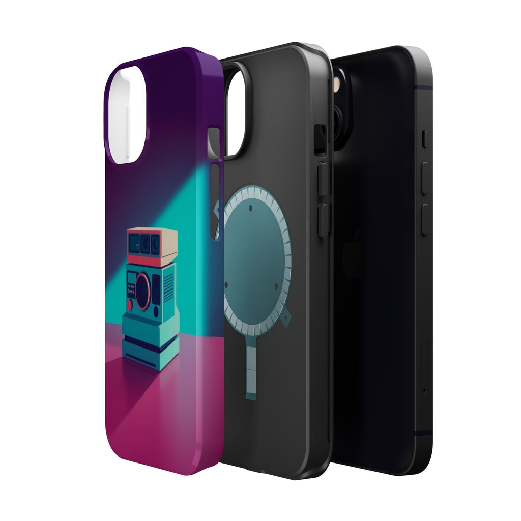 iPhone Polaroid Stack Memory Pop Art Bold Slim Everyday Designer Case · iPhone C