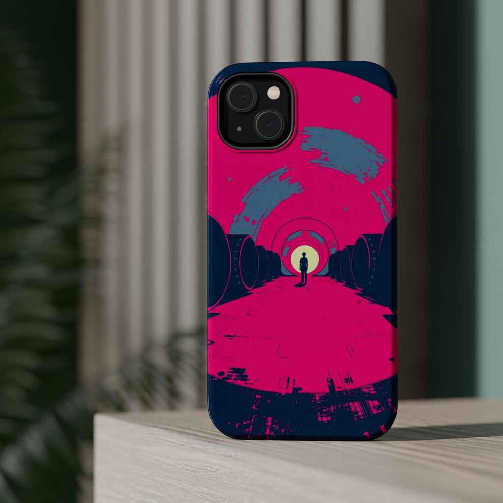 iPhone 1960s Mod Circles Bold Art Bold Modern Everyday Snap Case · iPhone Case