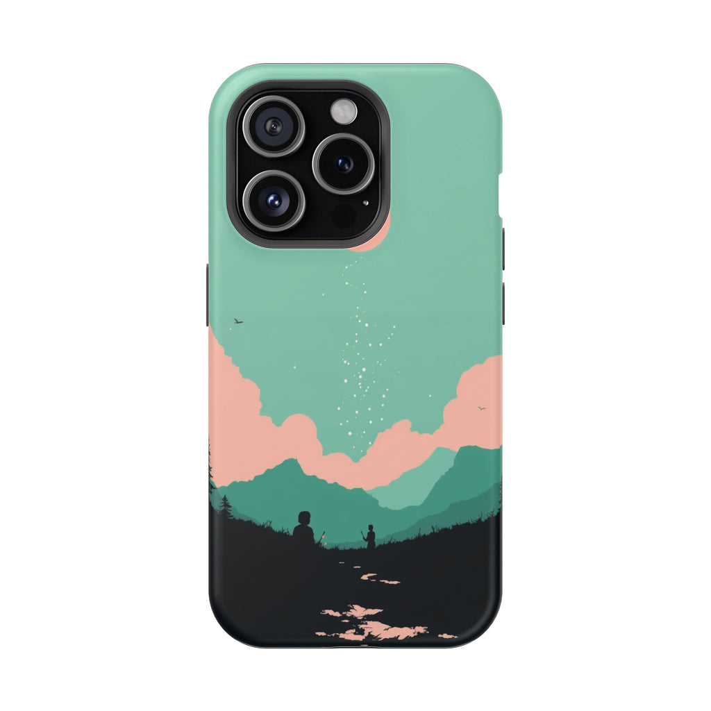 iPhone Magnetic Field Electric Art Bold Modern Everyday Snap Case · iPhone Case