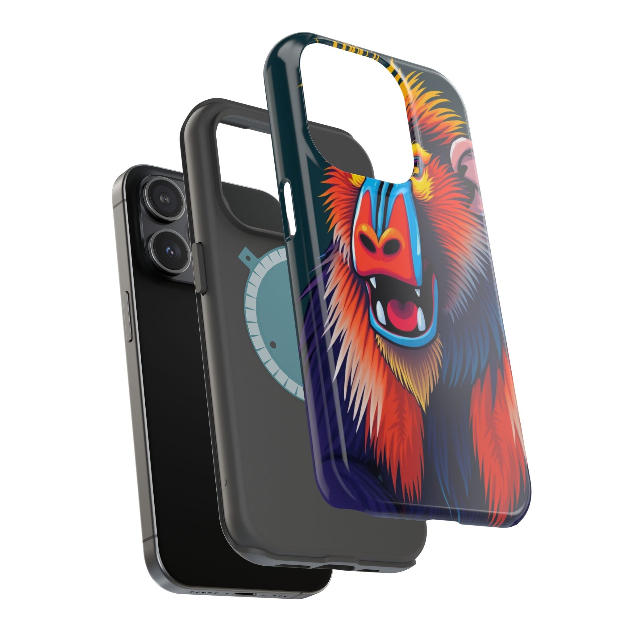 iPhone Mandrill Colorful Face Kids Fun iPhone Phone Case Gift Slim · iPhone Case