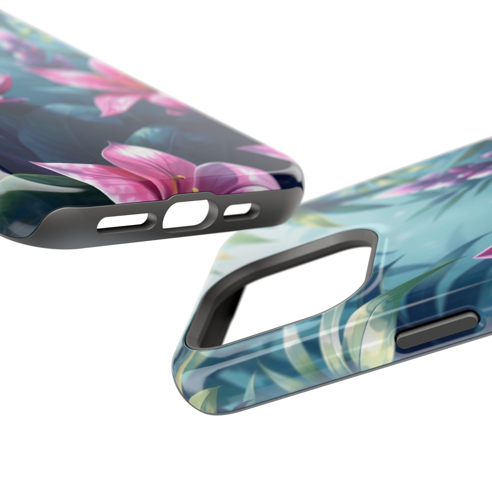 iPhone Indigo And Violet Jungle Floral Slim Everyday Designer Case · iPhone Case