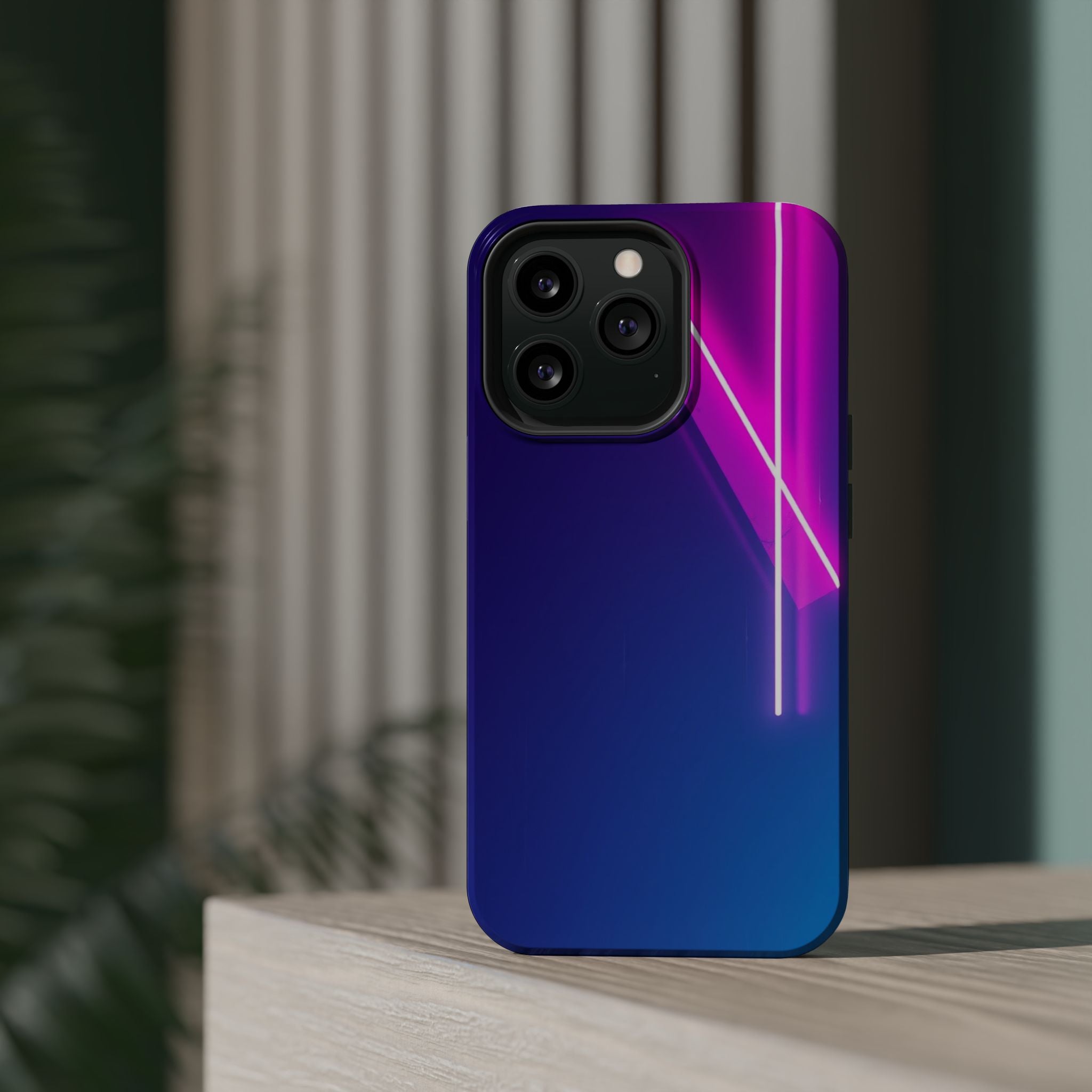 iPhone 1990s Geometric Neon Electric Art Slim Everyday Designer Case · iPhone Ca