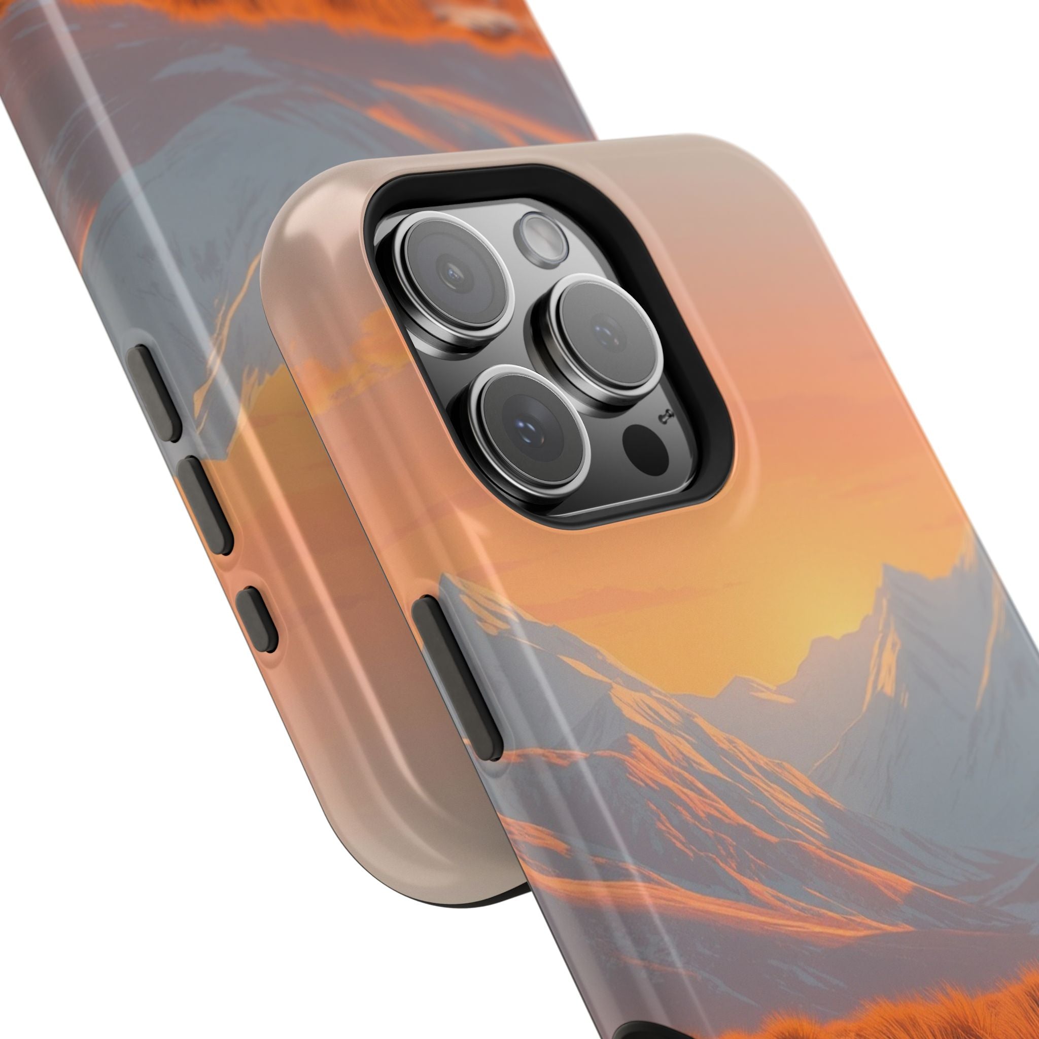iPhone Sunset Amber And Peach Arctic Tundra Slim iPhone Everyday · iPhone Case