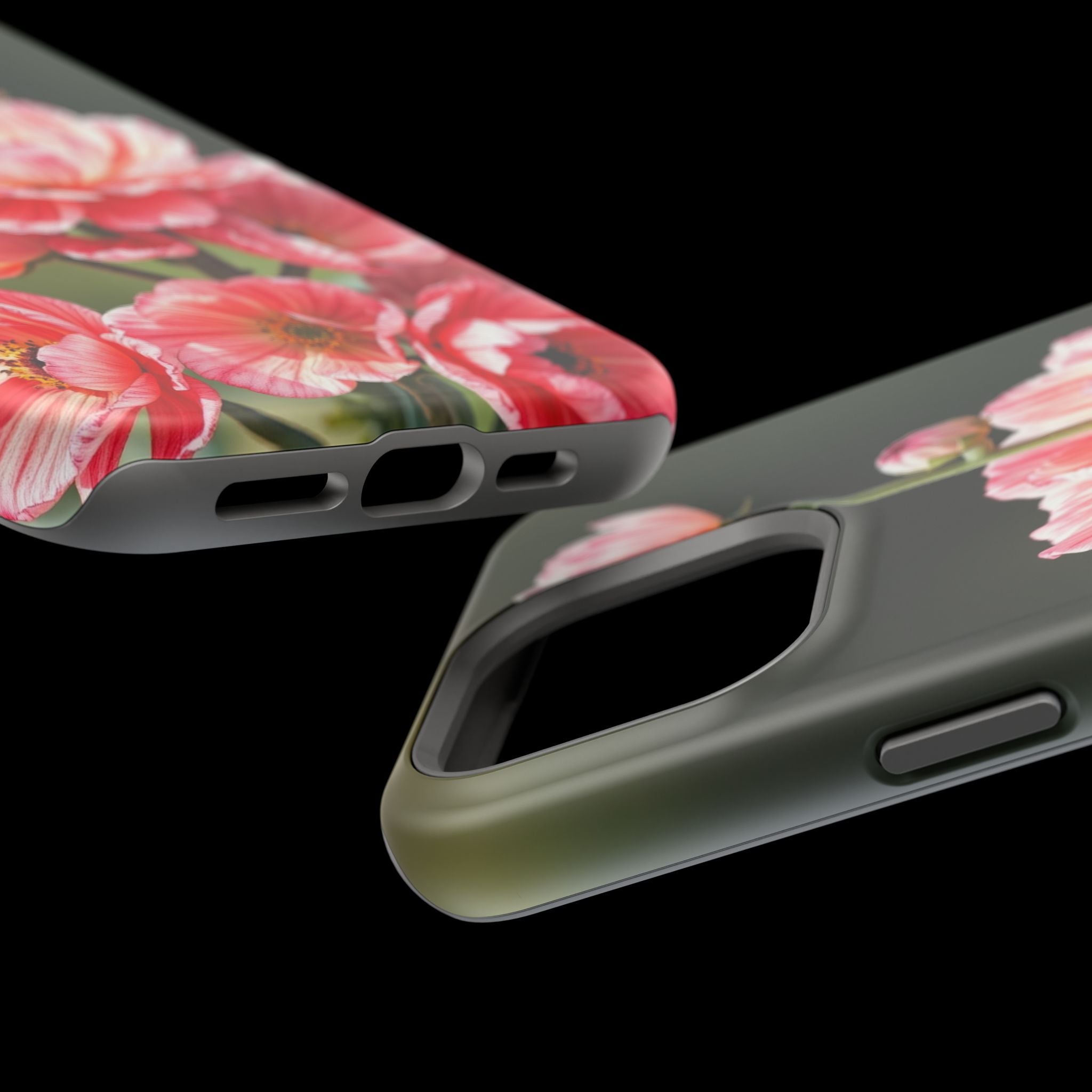 iPhone Ranunculus Stack Vibrant Watercolor Slim Snap Case · iPhone Case