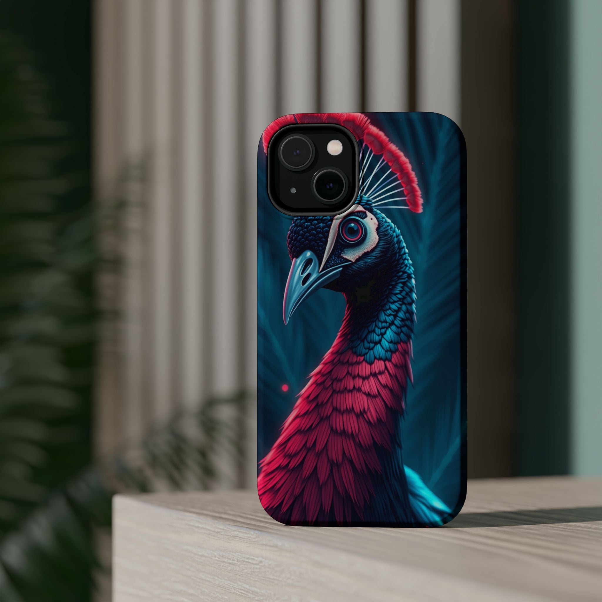 iPhone Nouveau Peacock Electric Art Slim Everyday Designer Case · iPhone Case