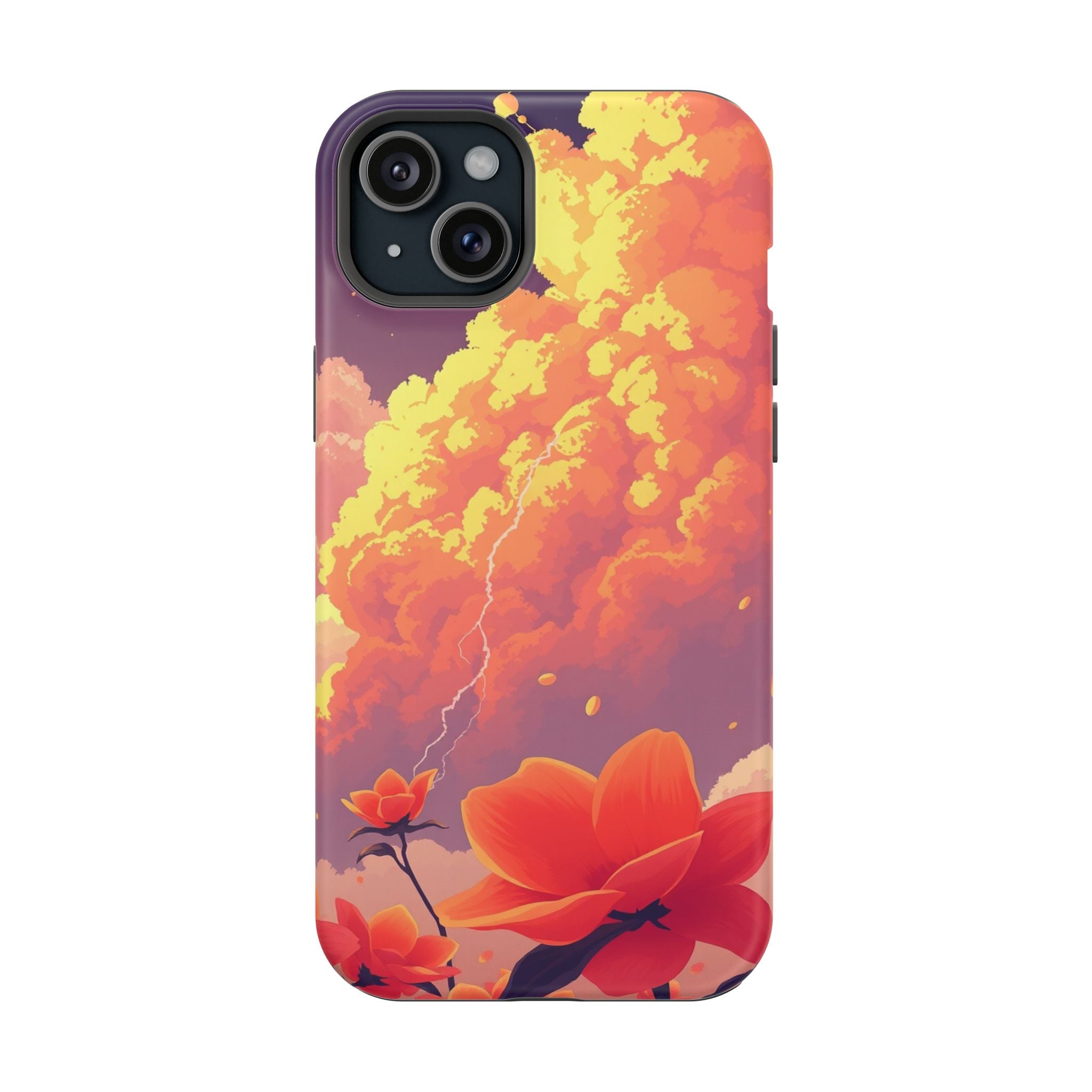 iPhone Sunset Amber And Peach Petal Storm Slim iPhone Everyday Designer · iPhone