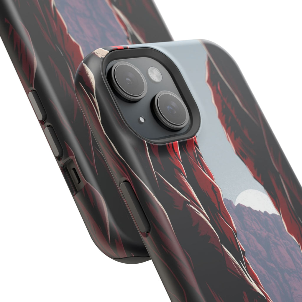 iPhone Serene Canyon Wall Design Bold Modern Everyday Snap Case · iPhone Case