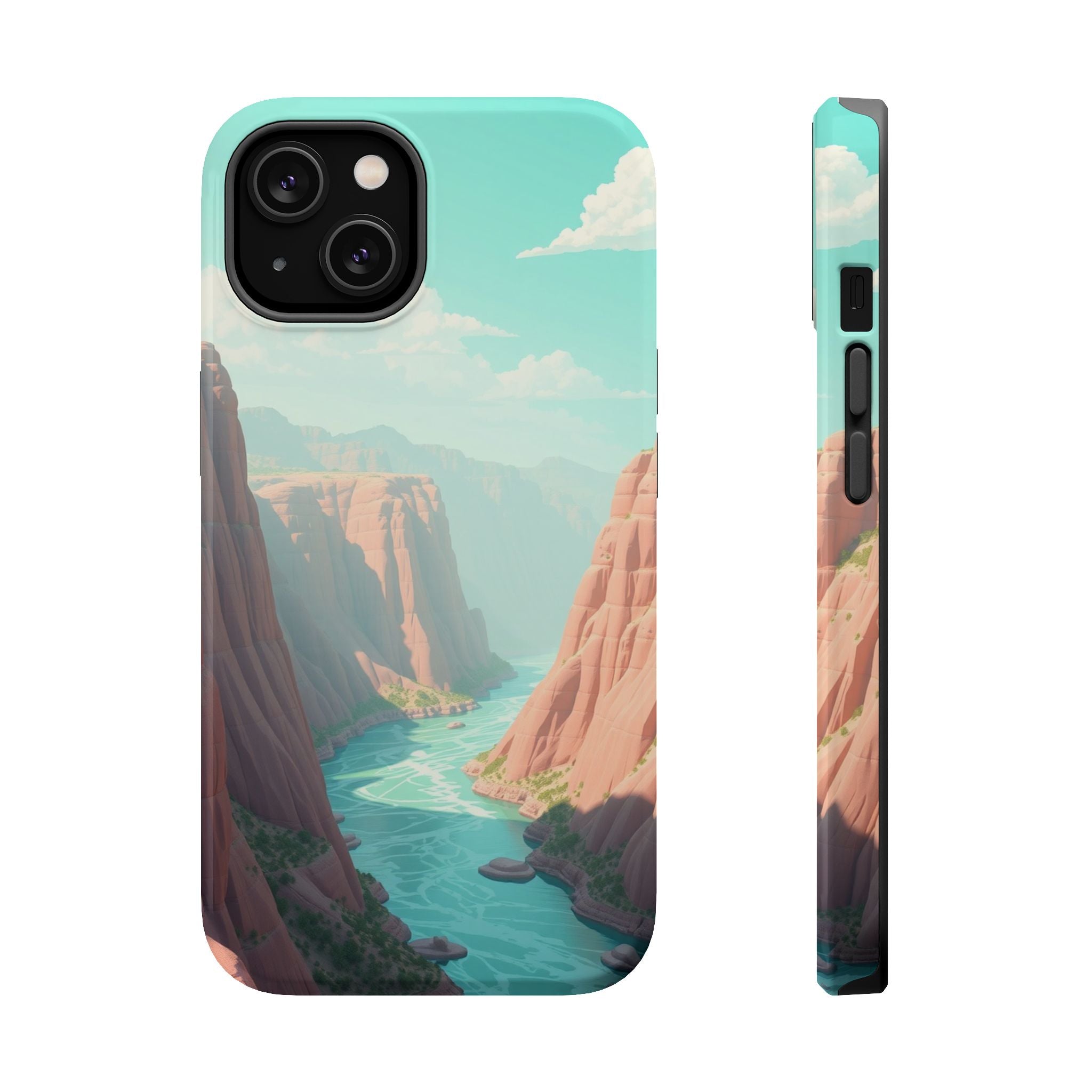 iPhone River Canyon Mystic Art Slim Everyday Designer Case · iPhone Case