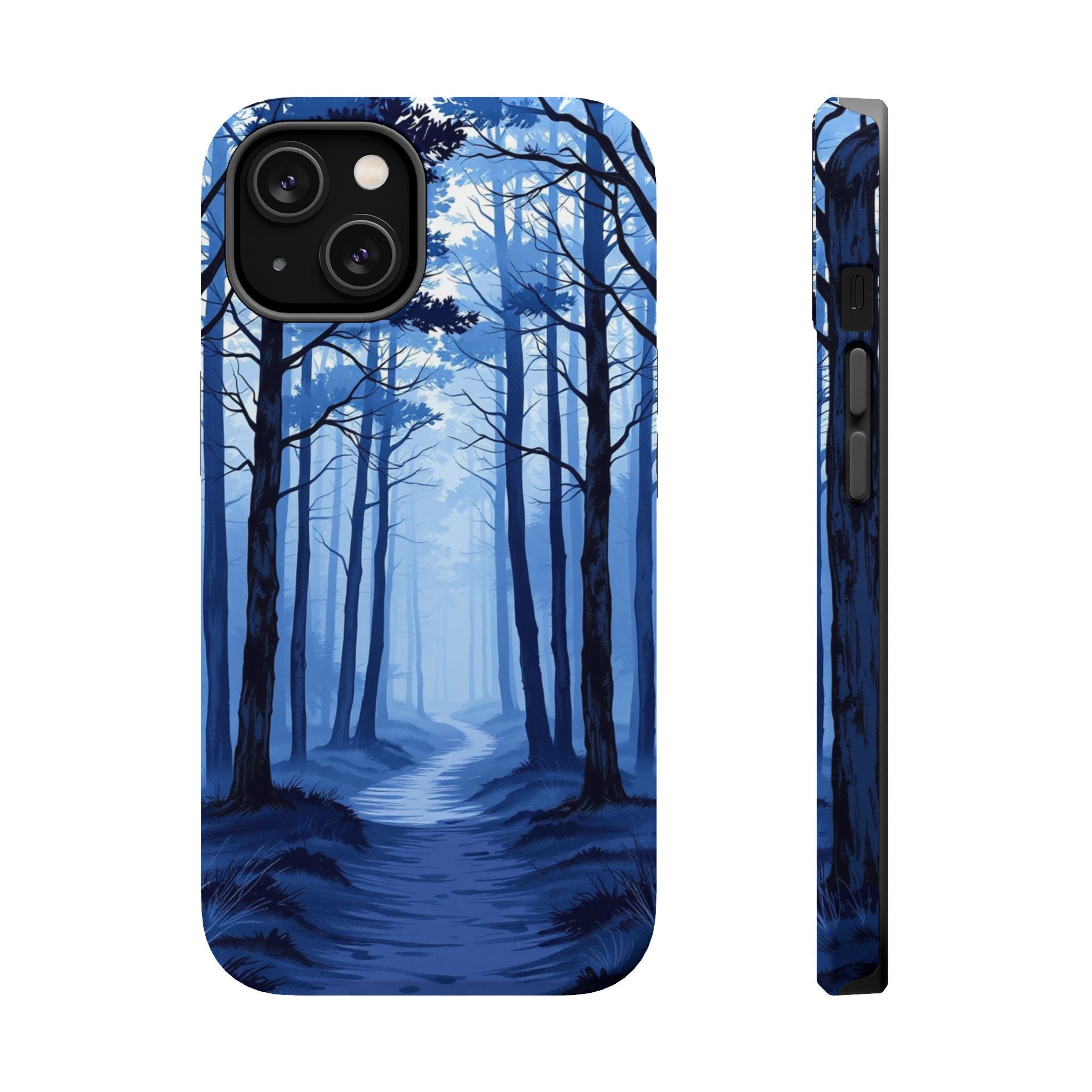 iPhone Misty Forest Path Hand-Drawn Sketch Slim iPhone Everyday · iPhone Case