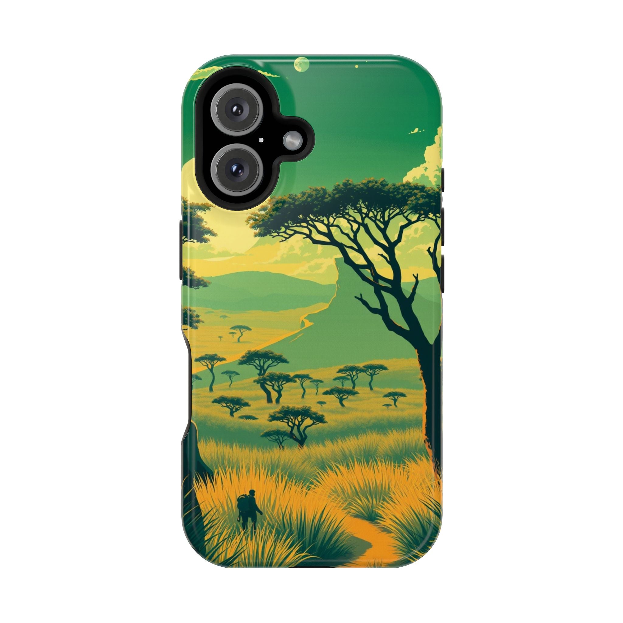 iPhone Savanna Horizon Pixel Art -Bit Slim Everyday Designer Case · iPhone Case