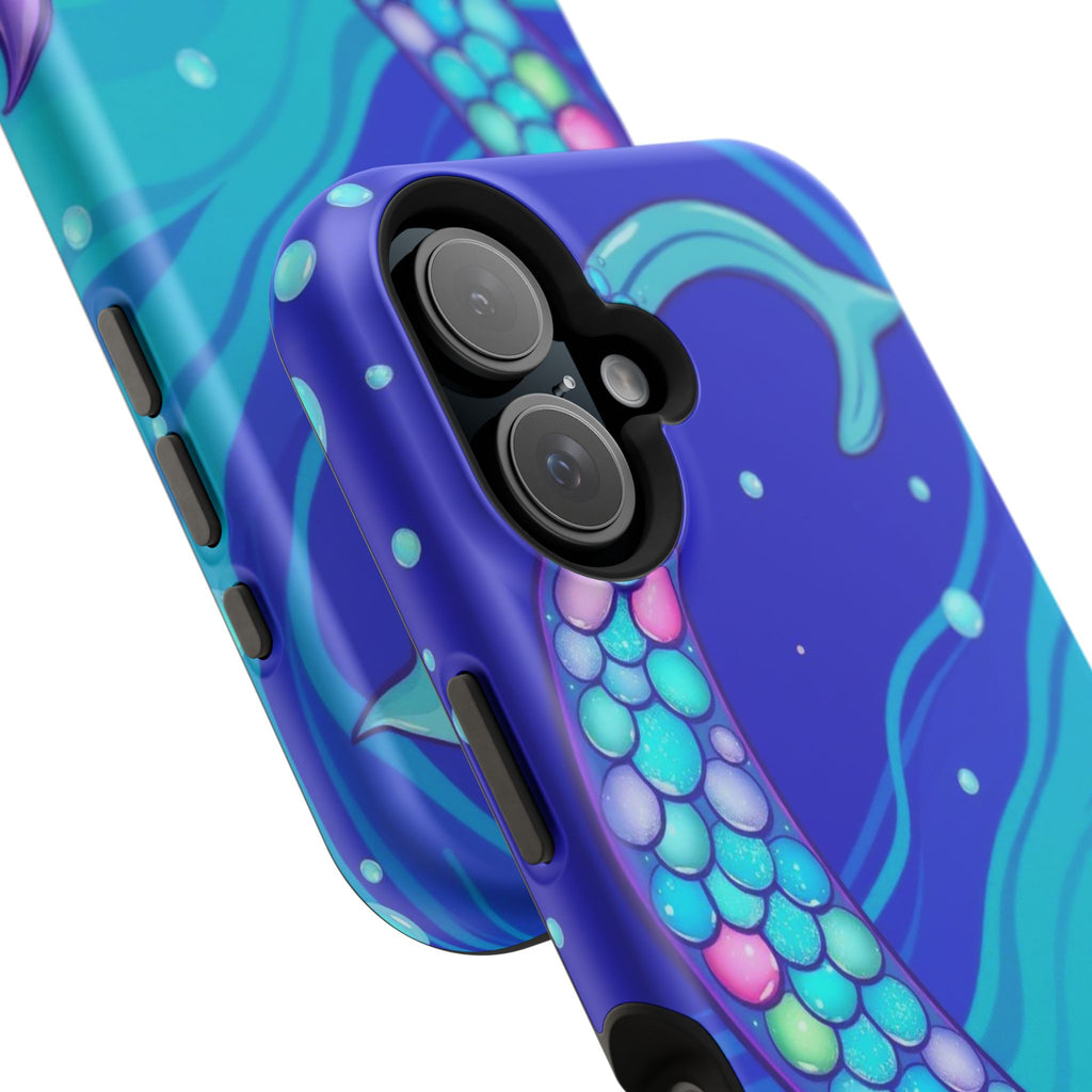 iPhone Mermaid Tail Swirl Kids Fun iPhone Phone Case Gift Artistic · iPhone Case