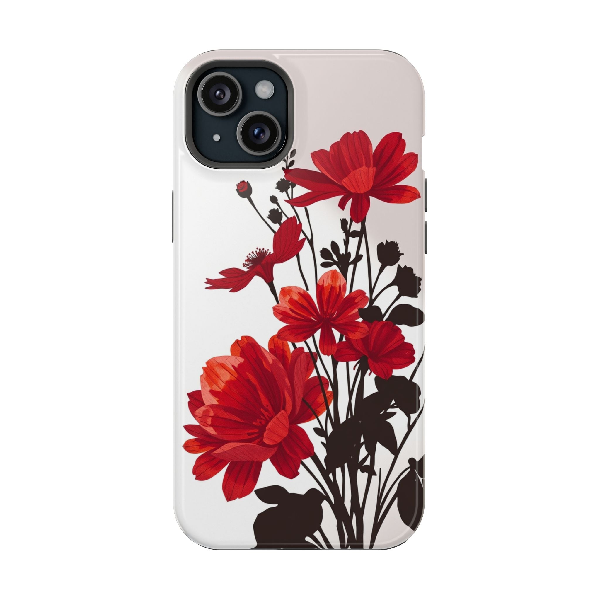 iPhone Floral Silhouette Cinematic Art Slim Snap Case · iPhone Case