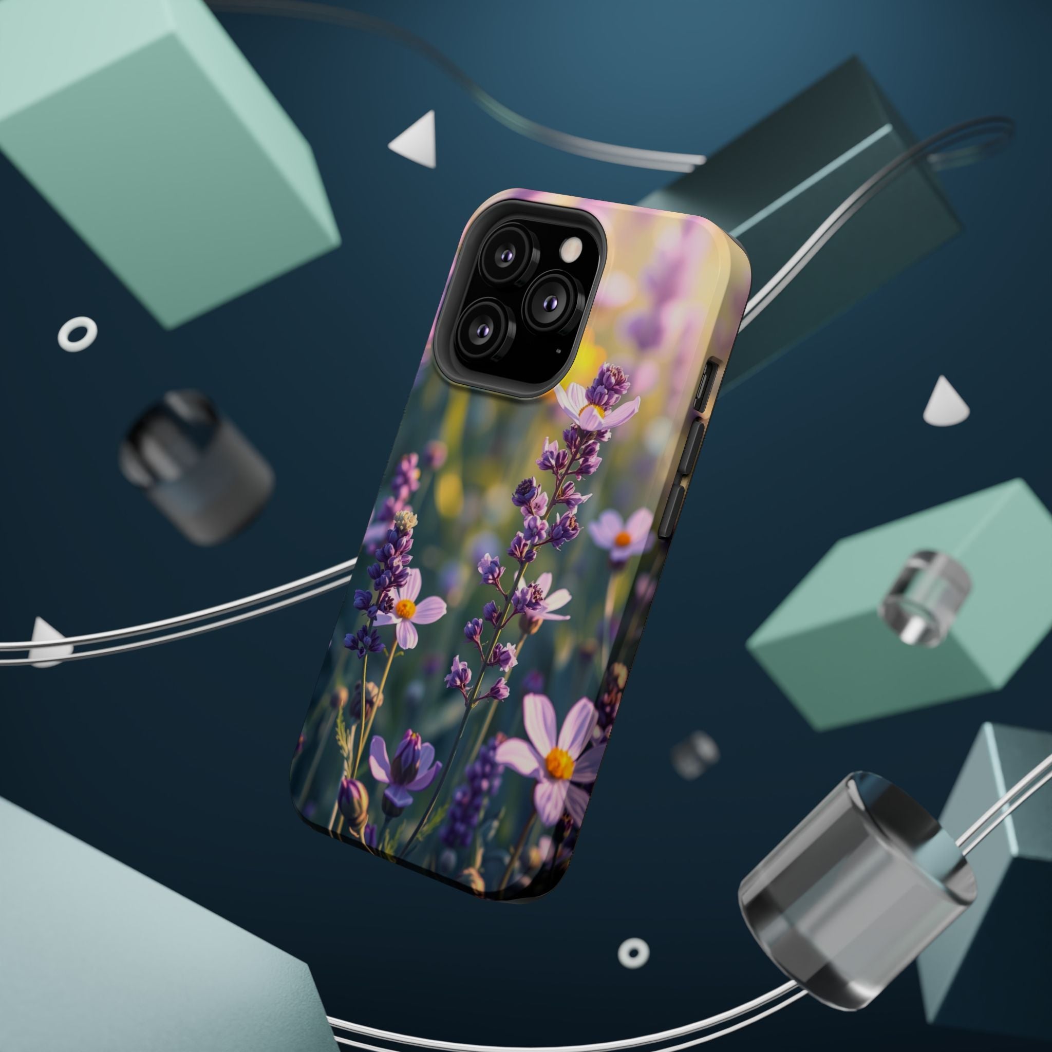 iPhone Lavender And Pearl Wildflower Field Slim iPhone Everyday · iPhone Case