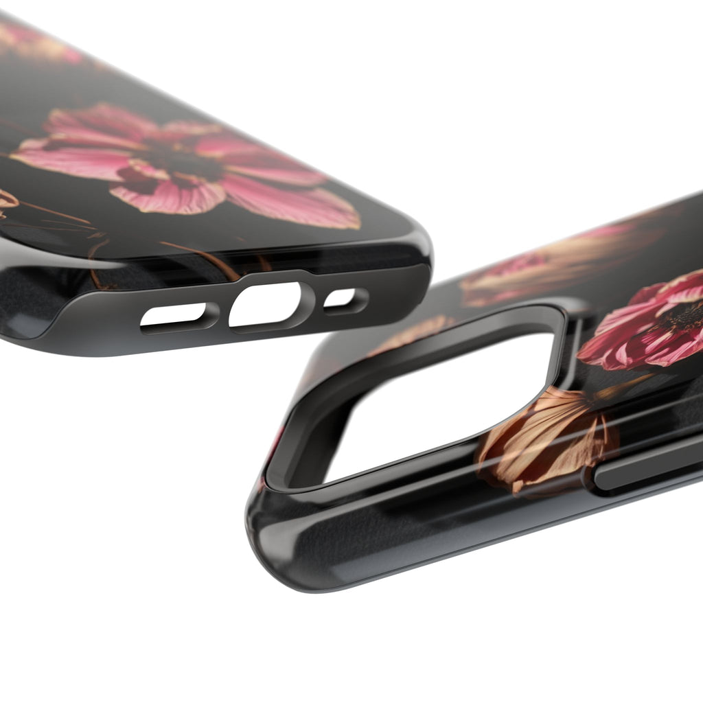 iPhone Dried Flower Flat Lay Electric Art Slim Snap Case · iPhone Case