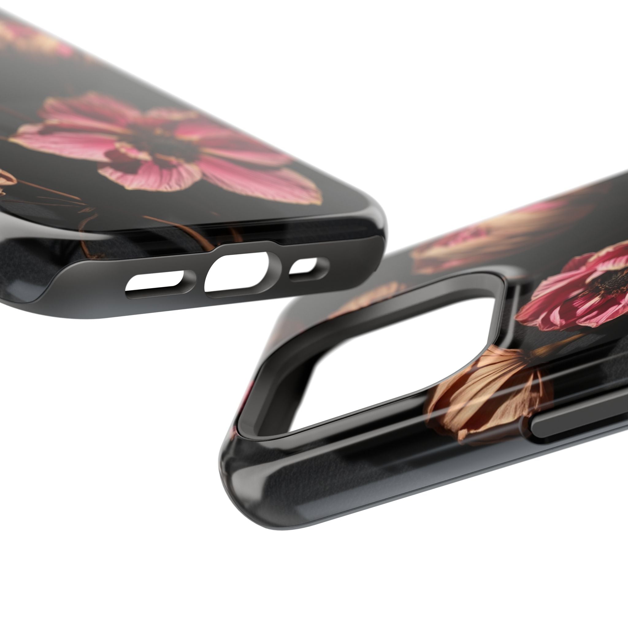 iPhone Dried Flower Flat Lay Electric Art Slim Snap Case · iPhone Case