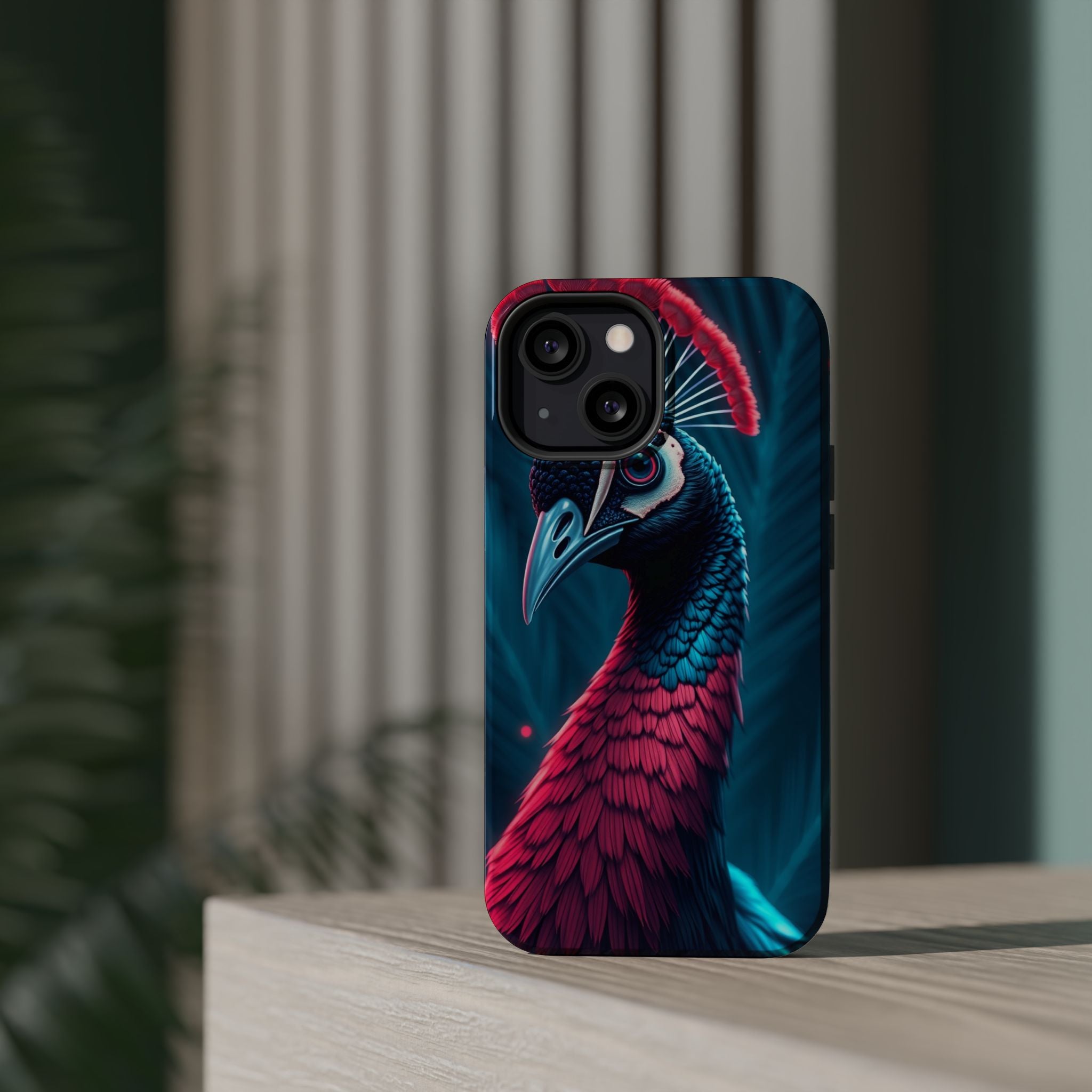 iPhone Nouveau Peacock Electric Art Slim Everyday Designer Case · iPhone Case