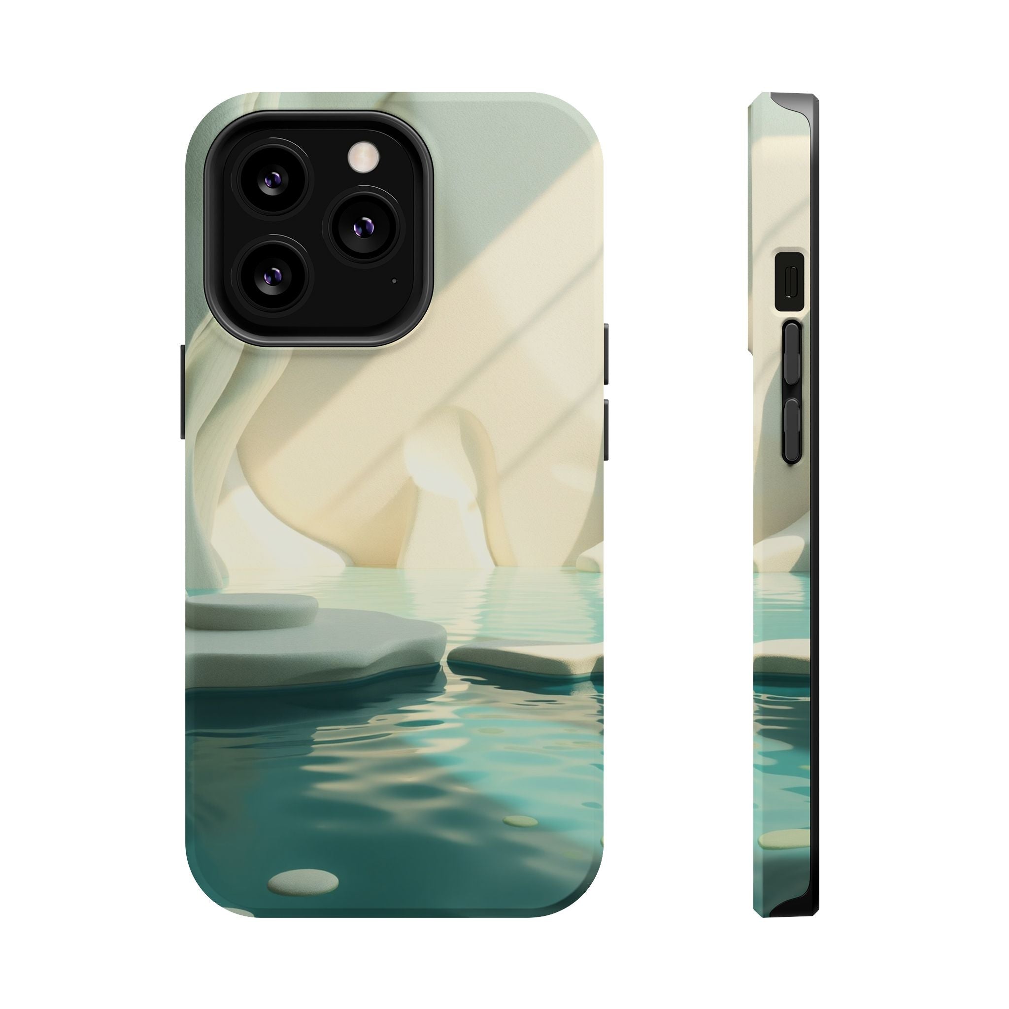 iPhone Tidal Pool 3D Digital Slim Everyday Designer Case · iPhone Case